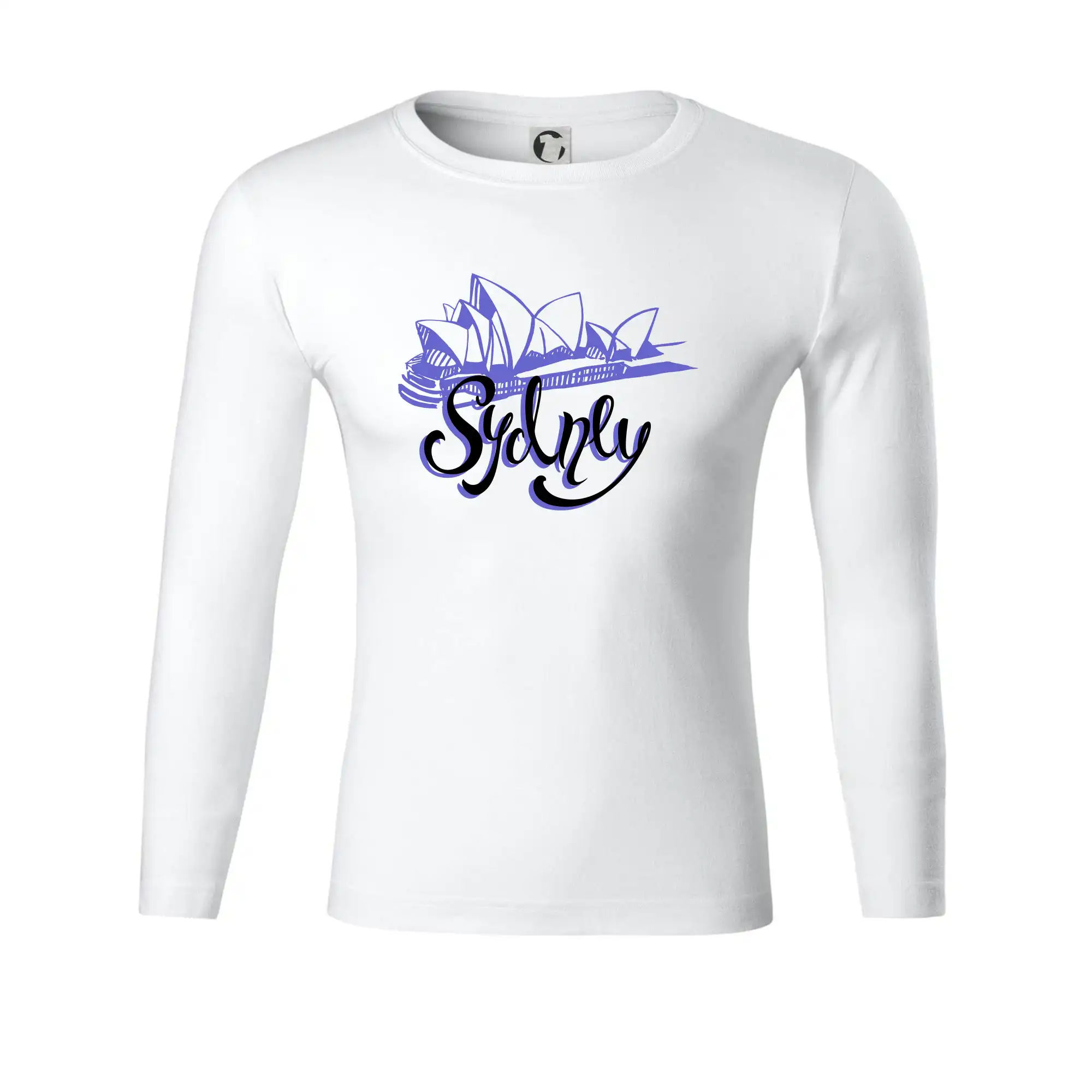 Ostatné mestá / miesta - Sydney Lettering - Tričko Progress s dlhým rukávom