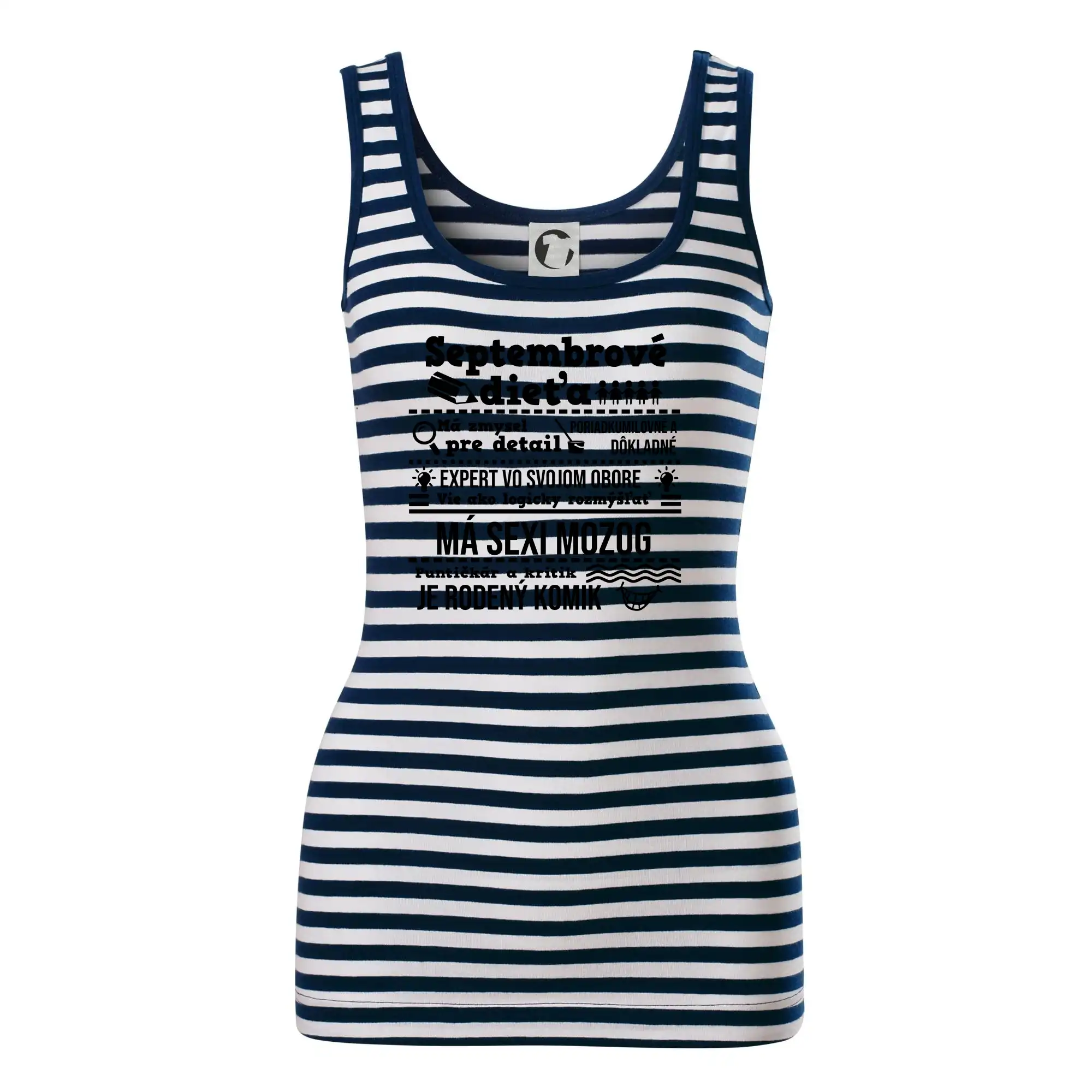 Tričká pre narodených v septembri - Narodeniny September - Sailor tielko na vodu