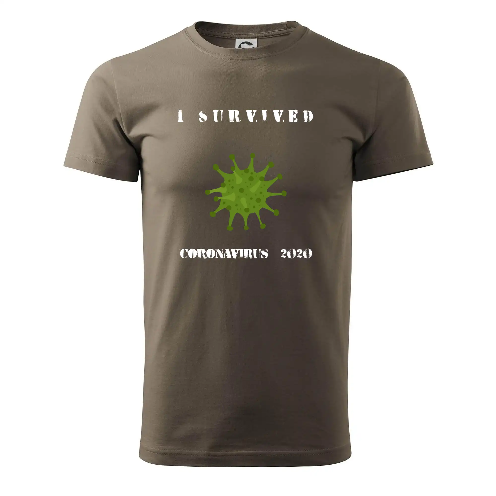 I Survived coronavirus 2020 - Klasické pánske tričko vyššej gramáže