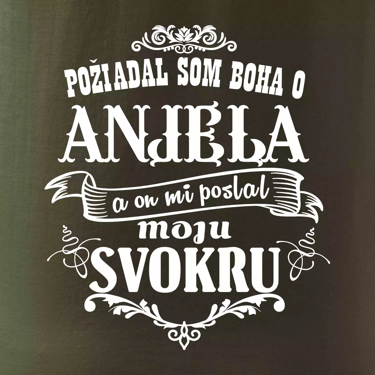 Požiadal som Boha o anjela a on mi poslal moju svokru