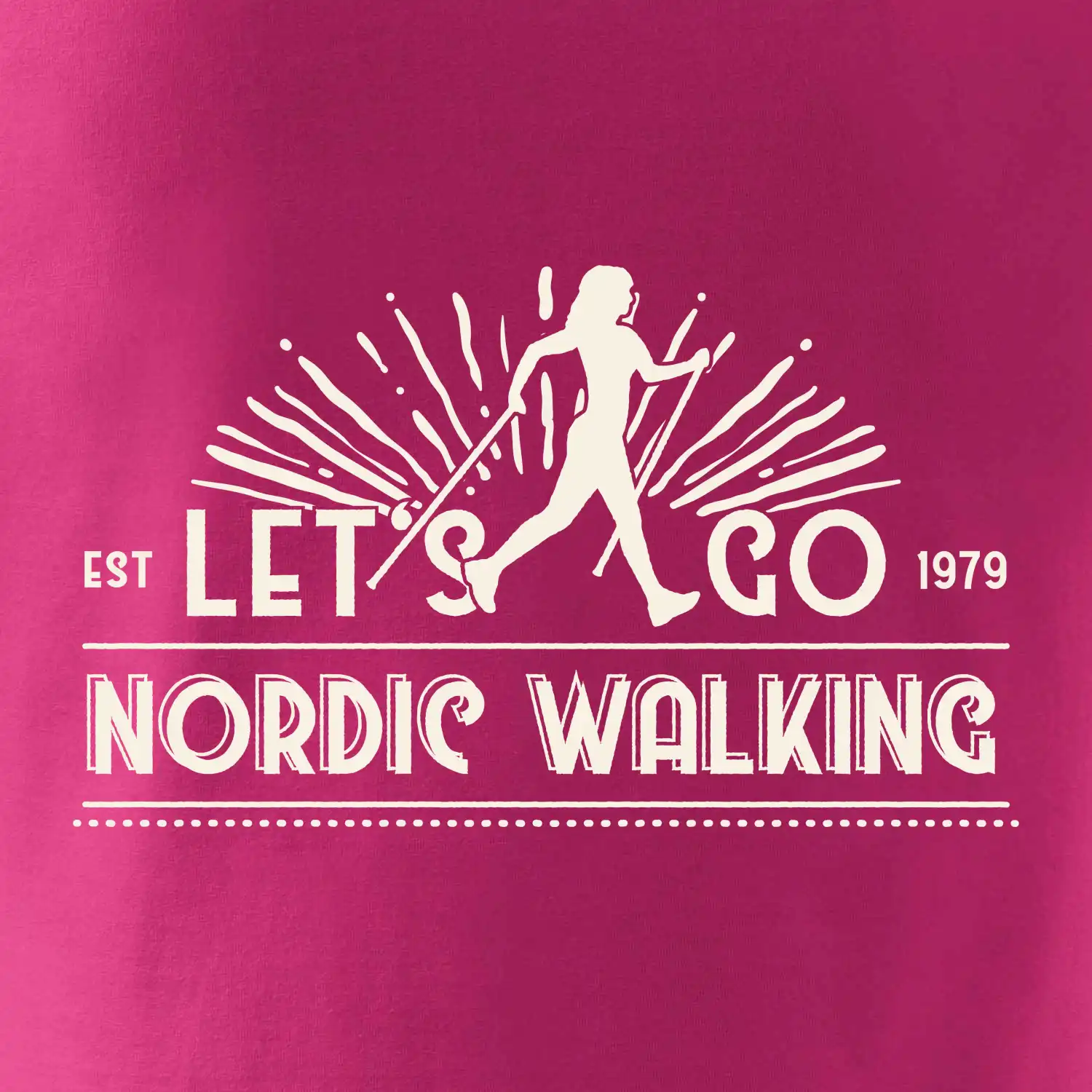 Let's go nordic walking - vintage