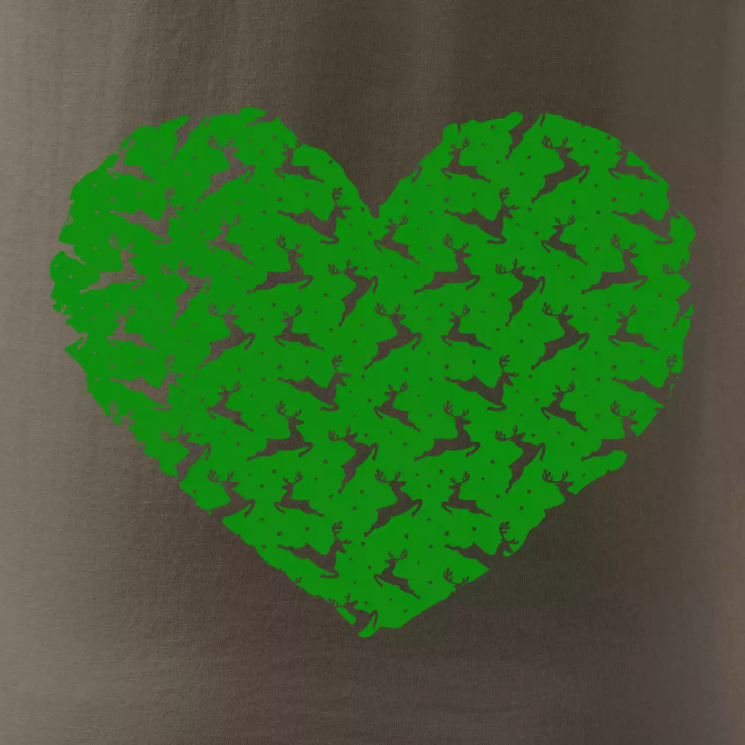 Vánoční jeleni v srdci