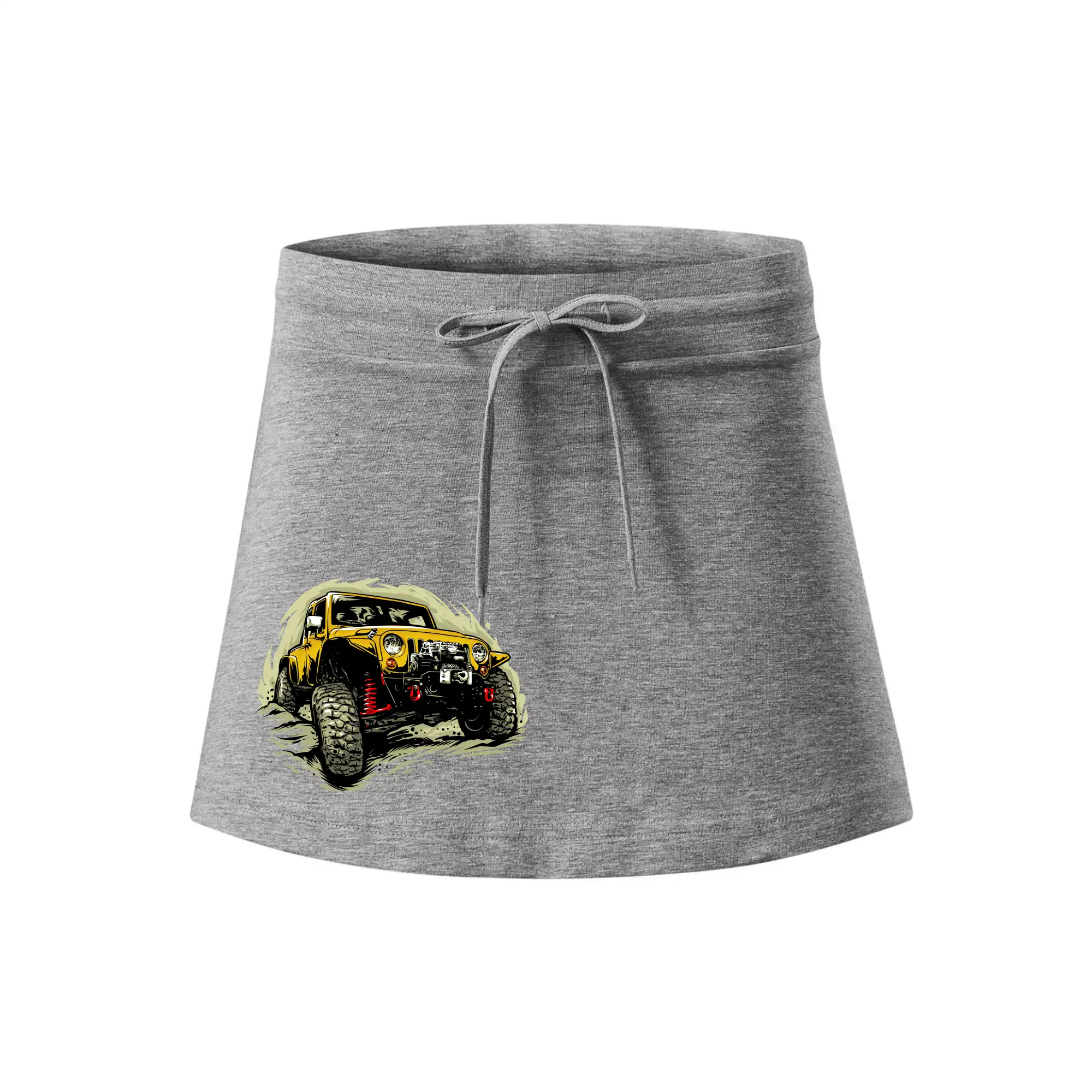 Žlutý offroad s navijákem