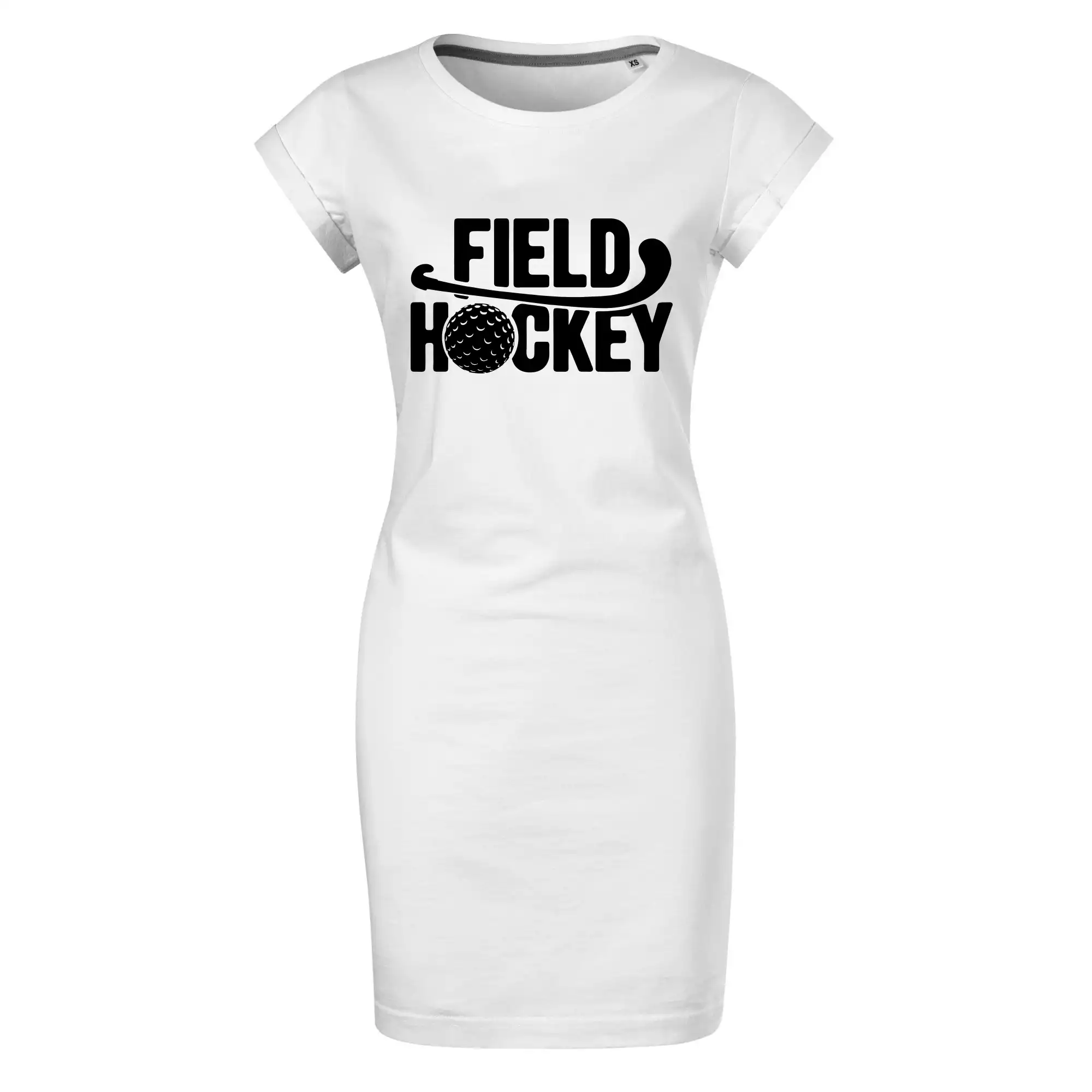 Field hockey míček a nápis