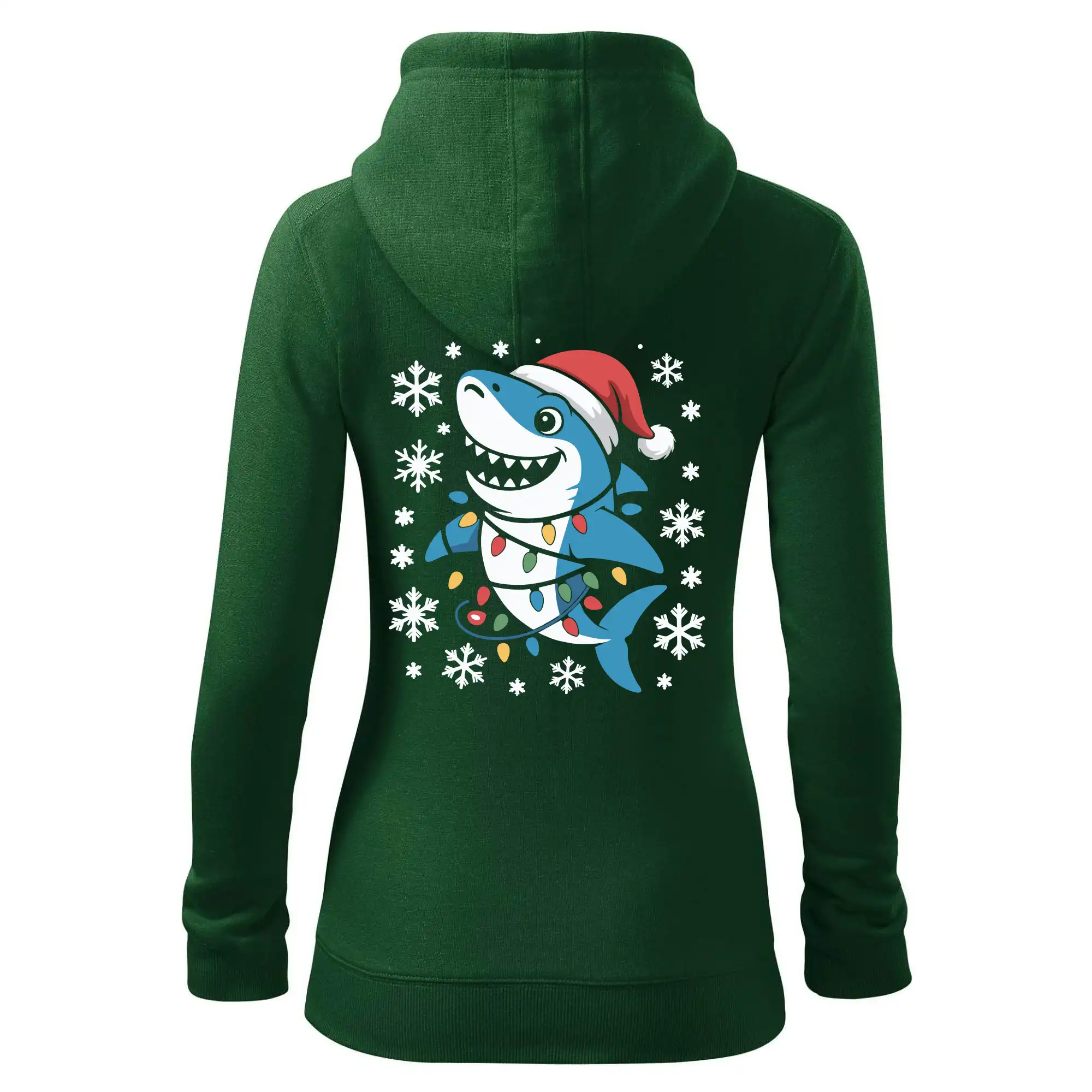 Vánoční žralok a vločky