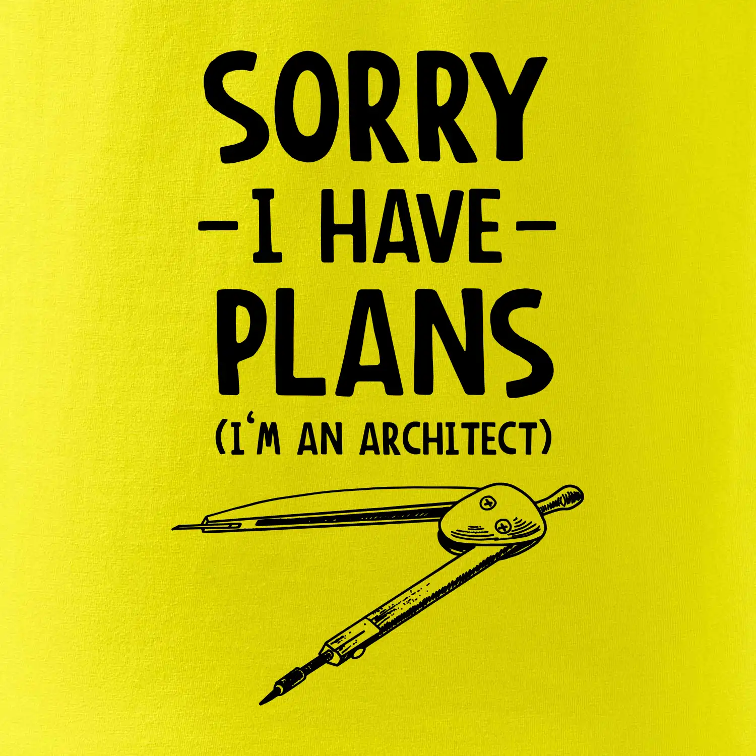 Sorry I have plans - architect