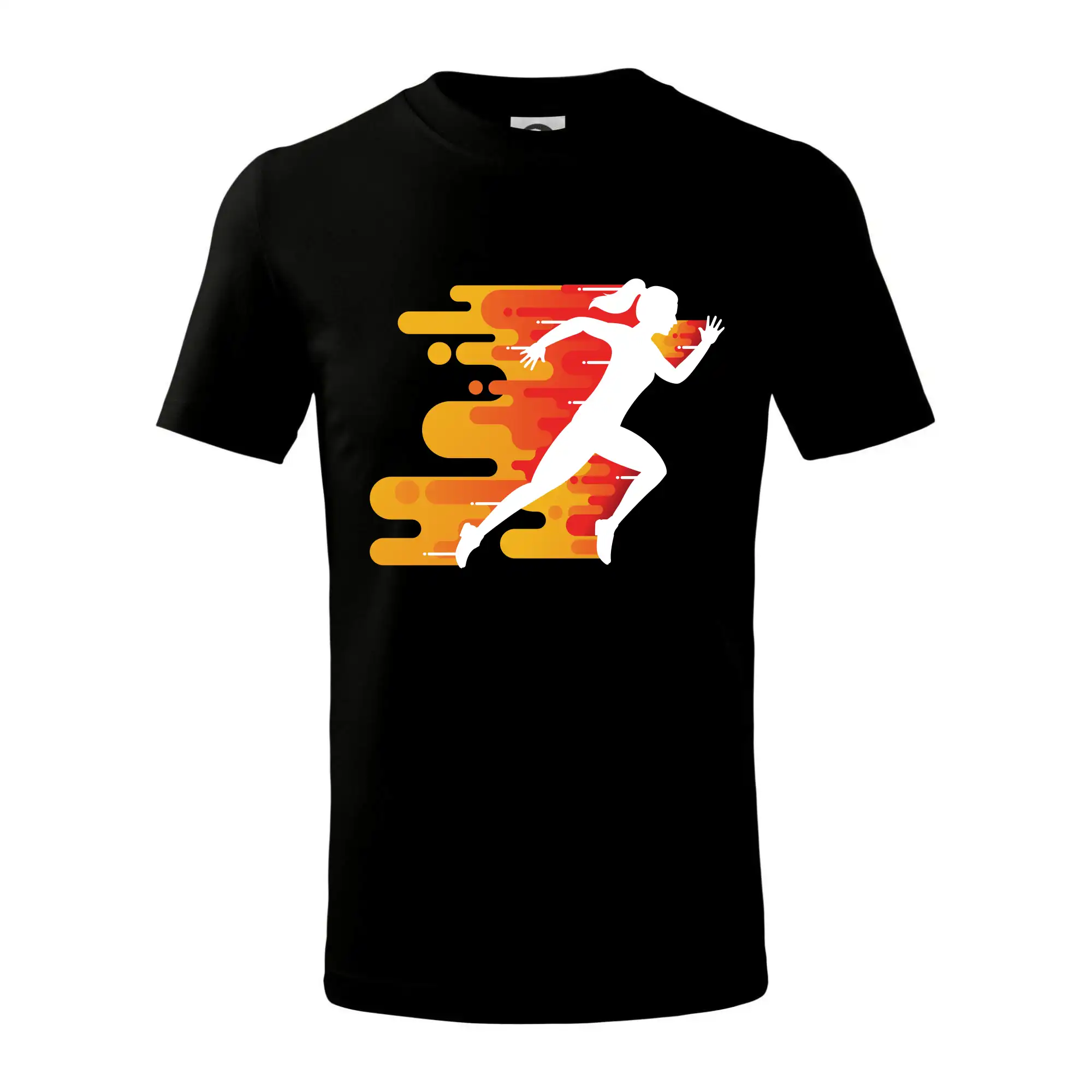 Běhání - oranžová žena