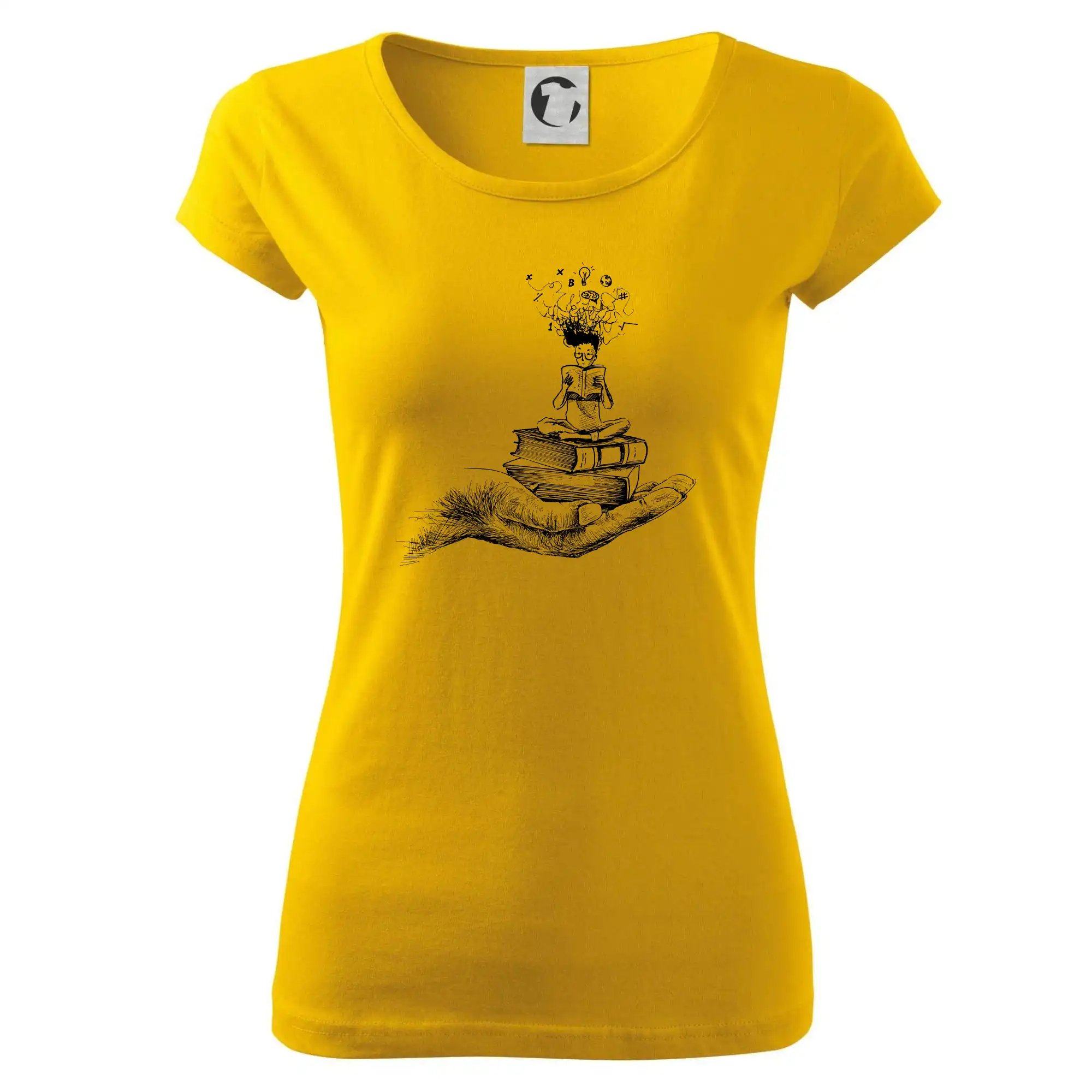 Čtenář - ruka kreslená