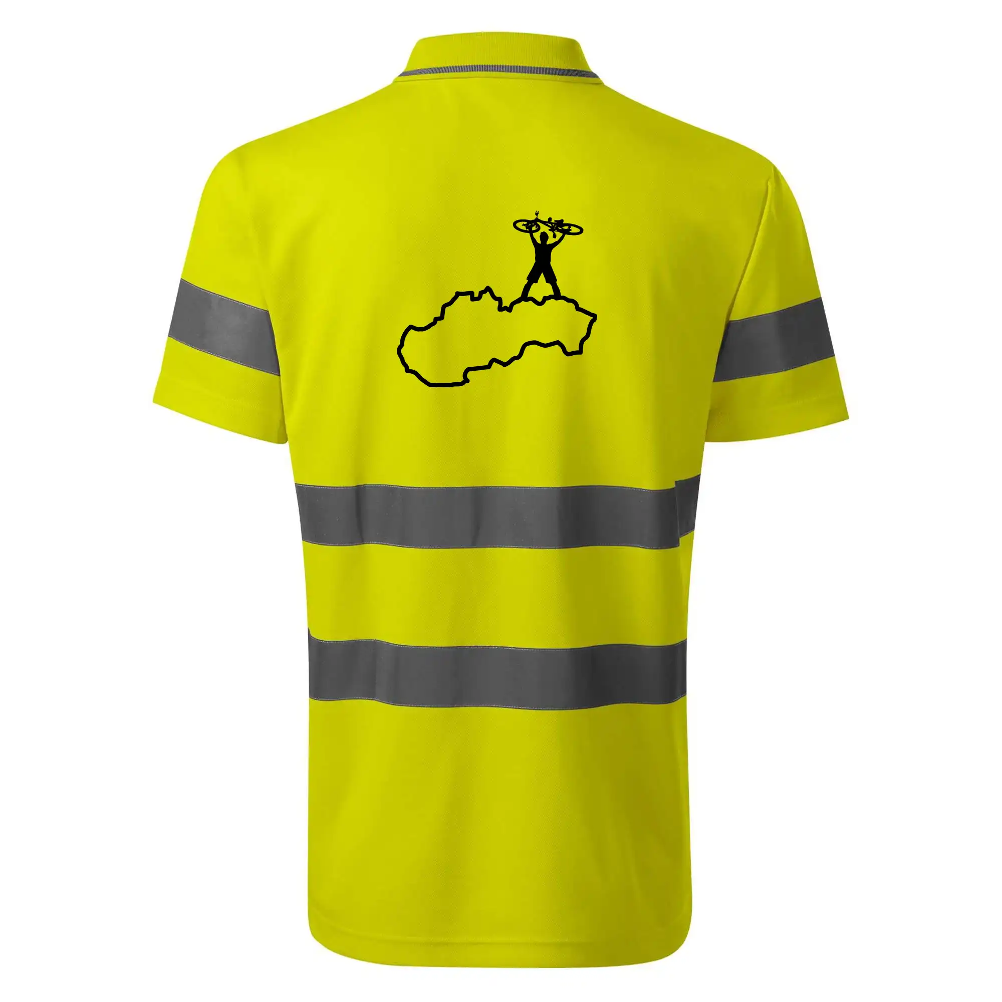 Mapa Slovenska - cyklista