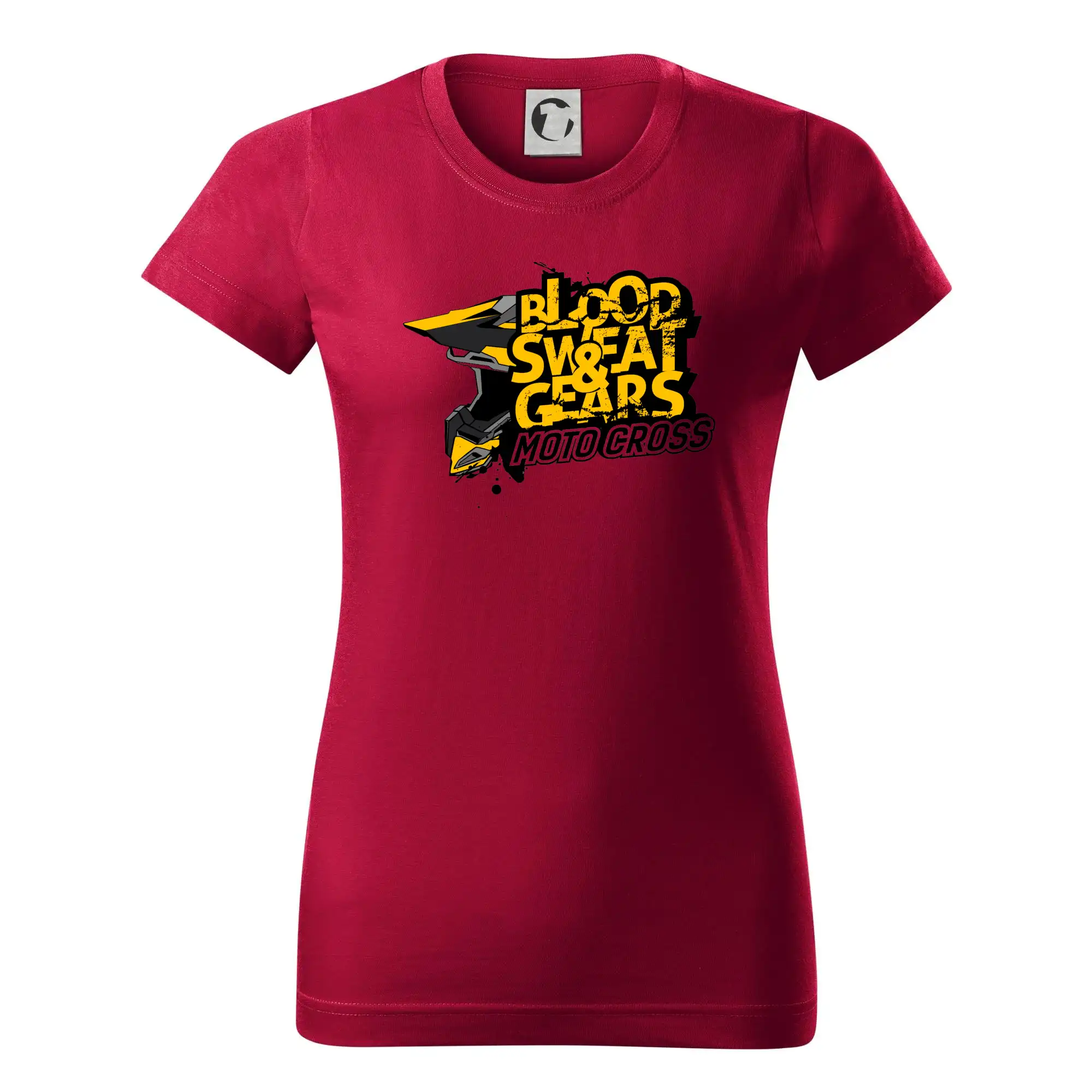 Motocross tričká - Motocross blood sweat gears - Dámske tričko basic - ľahko voľnejšie a dlhšie