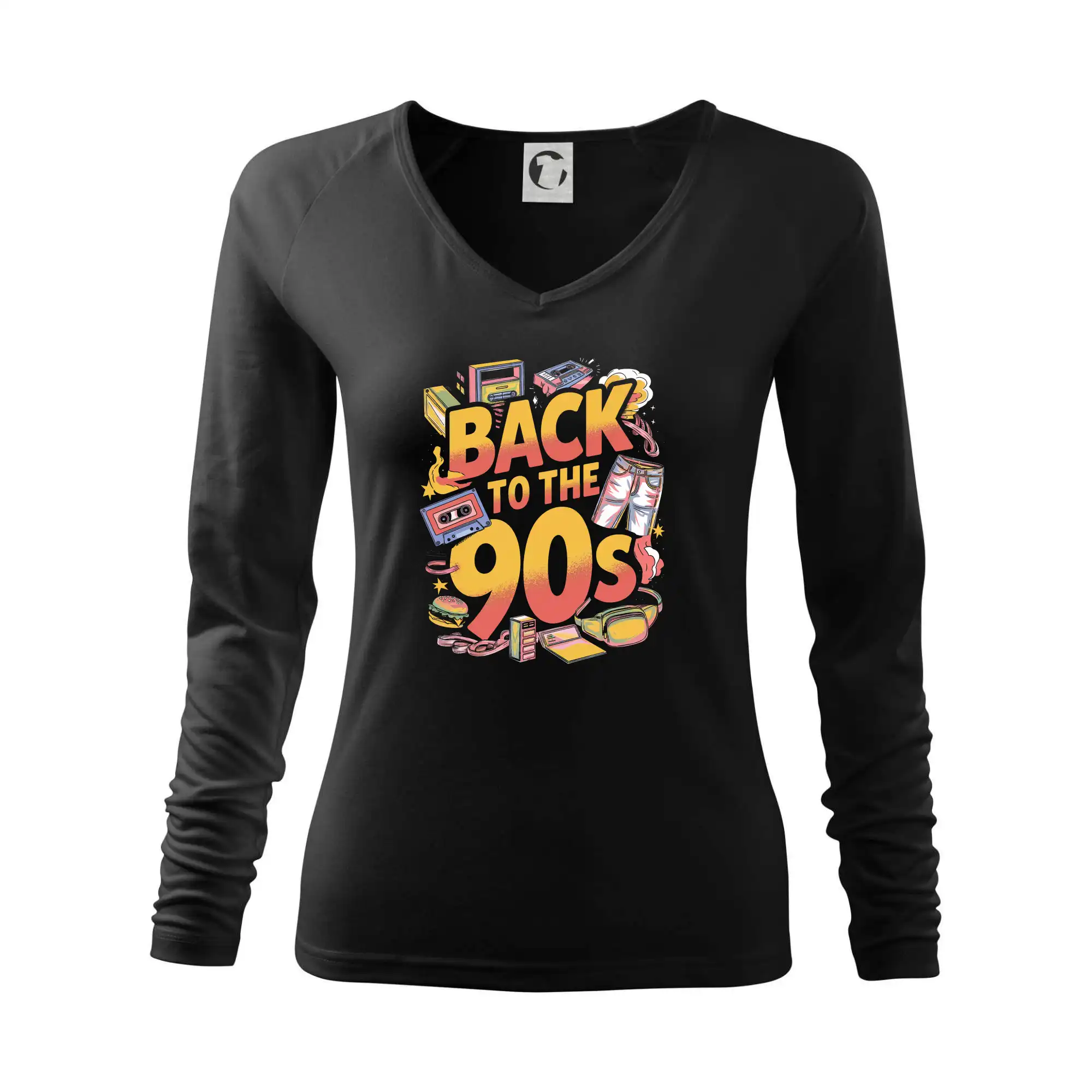 Hudobné tričká - Back to 90s - spomienky - Tričko dámske Elegance