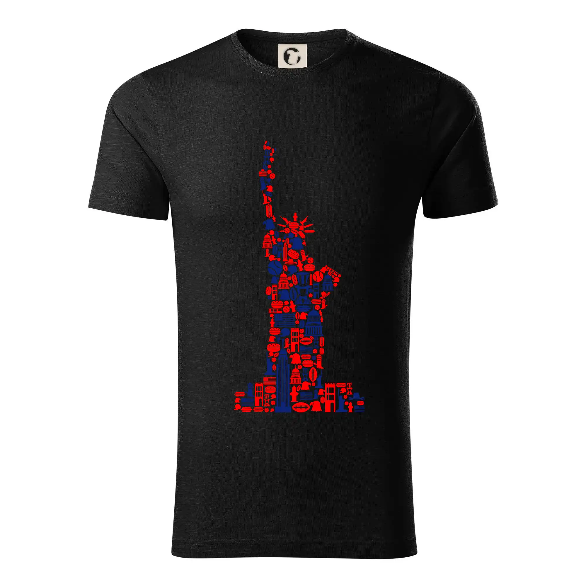 Tričká USA - Socha svobody - New york ikony - Tričko z organickej bavlny