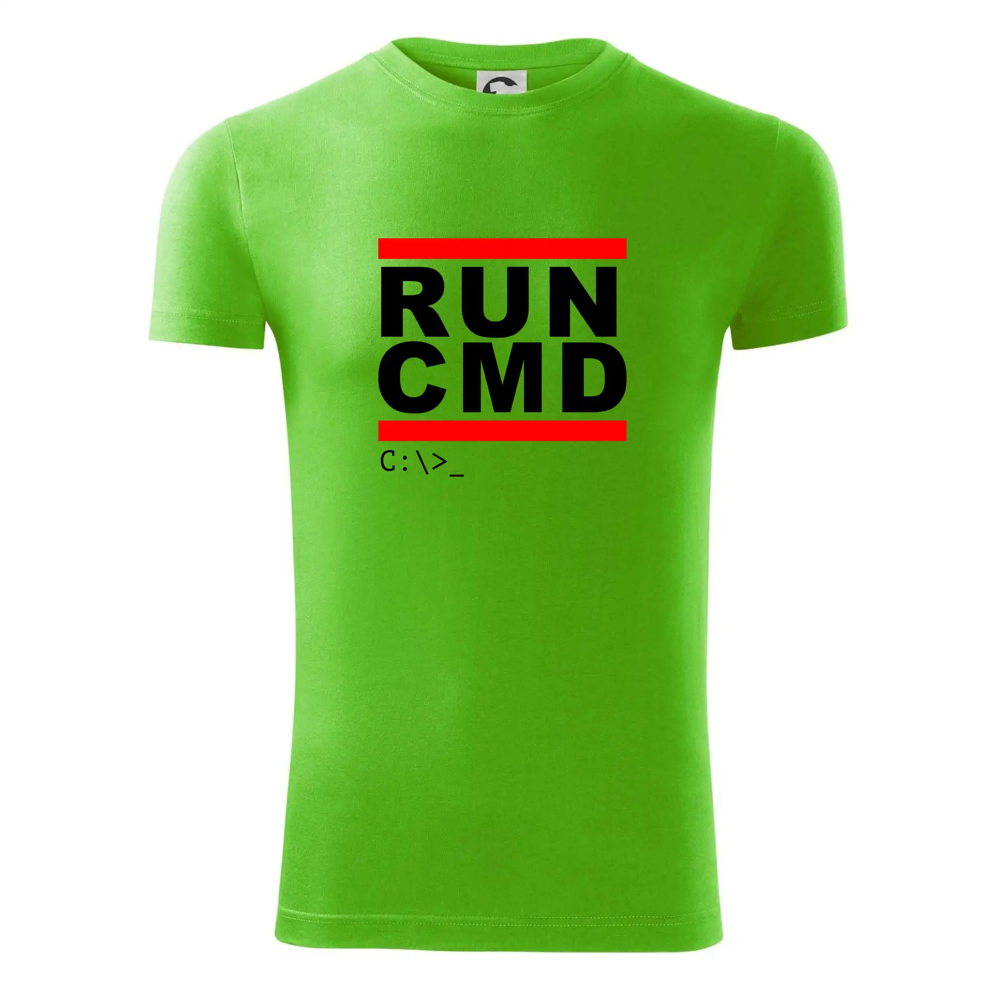 Tričká pre ajťákov - Run CMD - Viper FIT - Pánske zúžené tričko