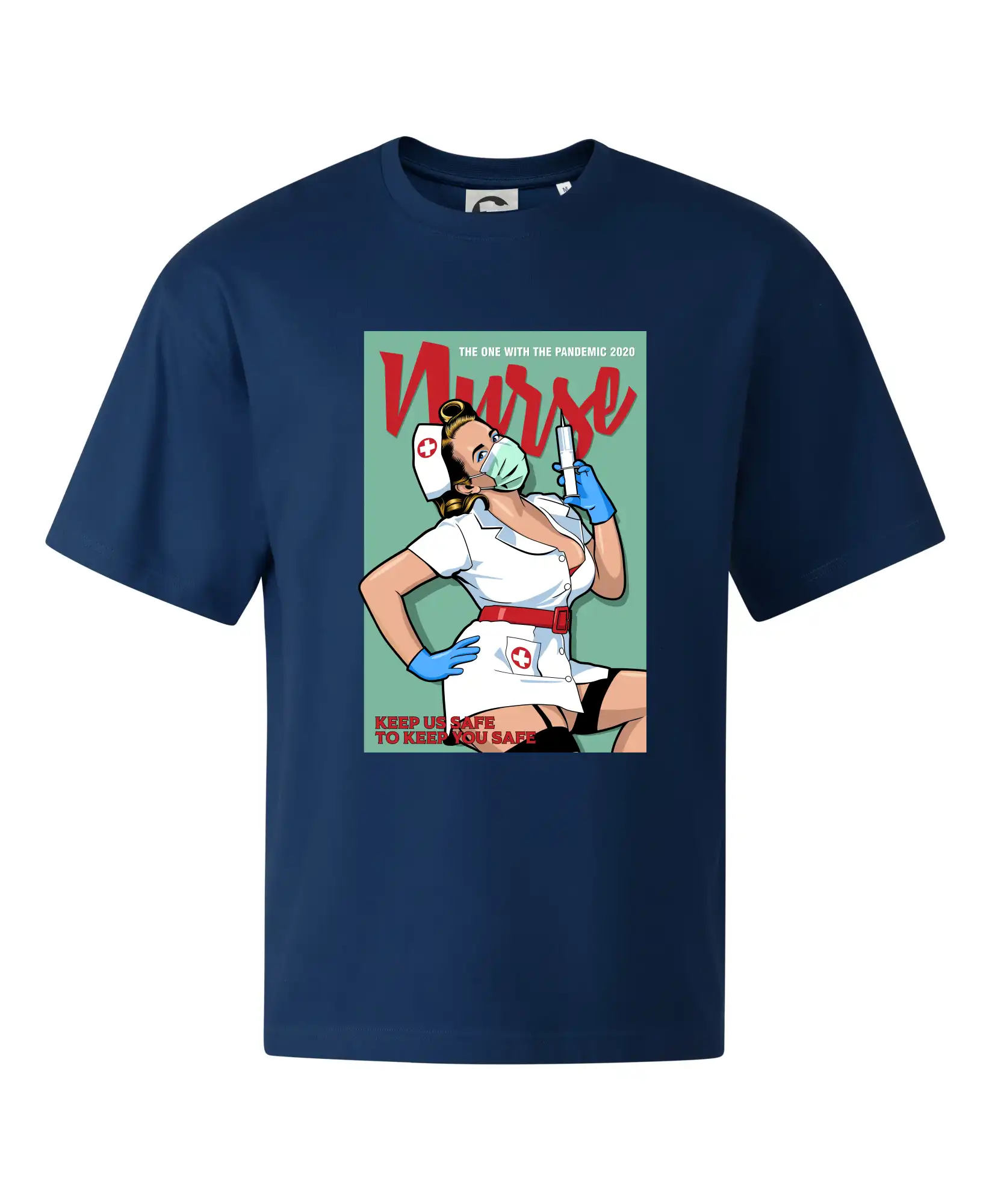 Nurse - keep us safe - Stage unisex - OVERSIZE