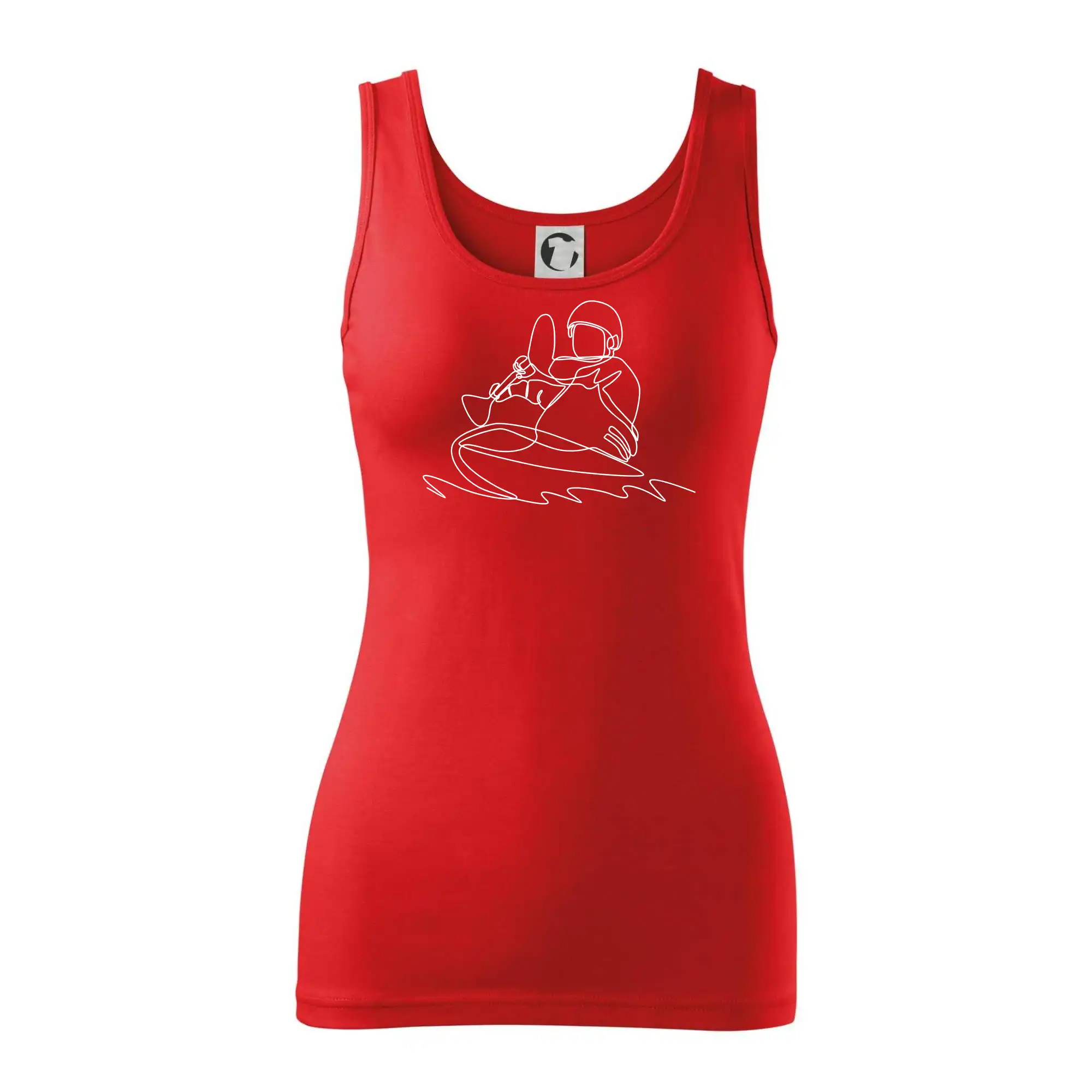 Kajak na vode jedným ťahom