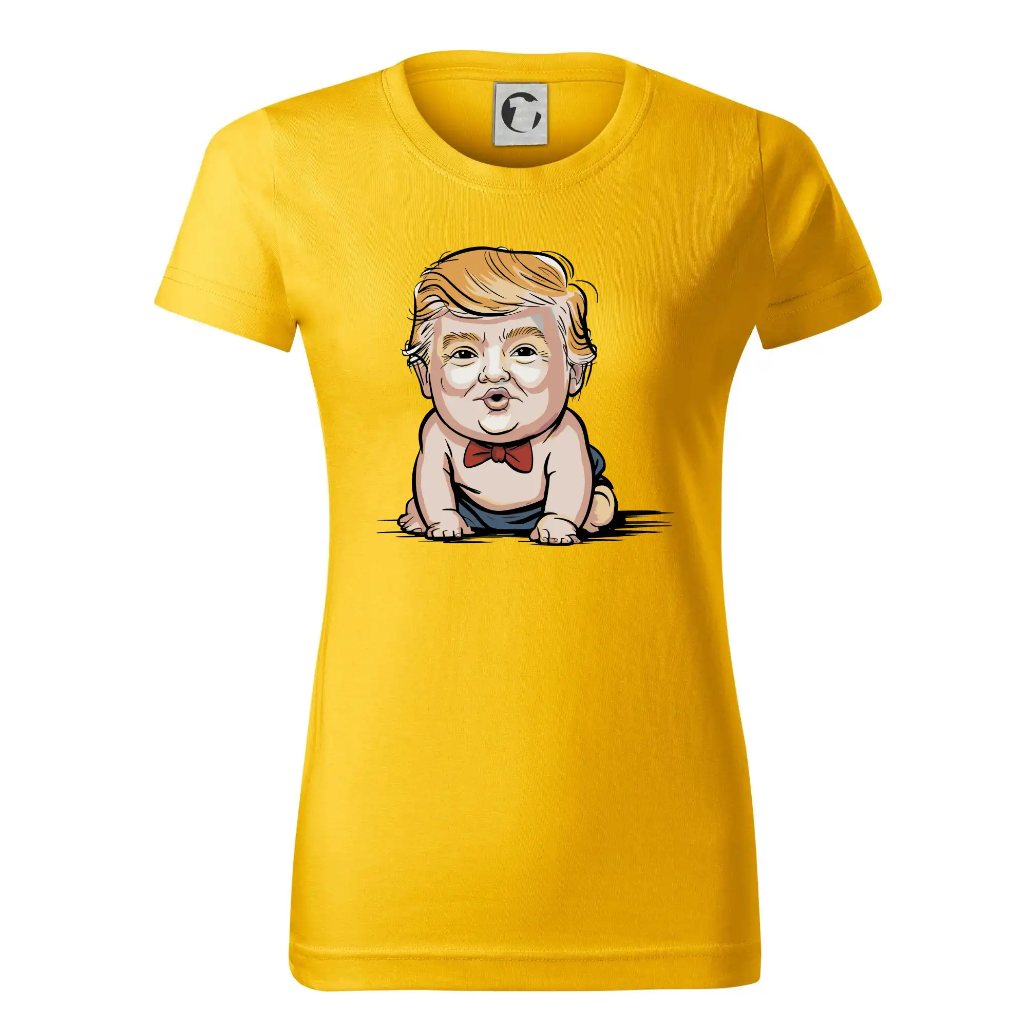 Politické tričká - Baby trump - Dámske tričko basic - ľahko voľnejšie a dlhšie