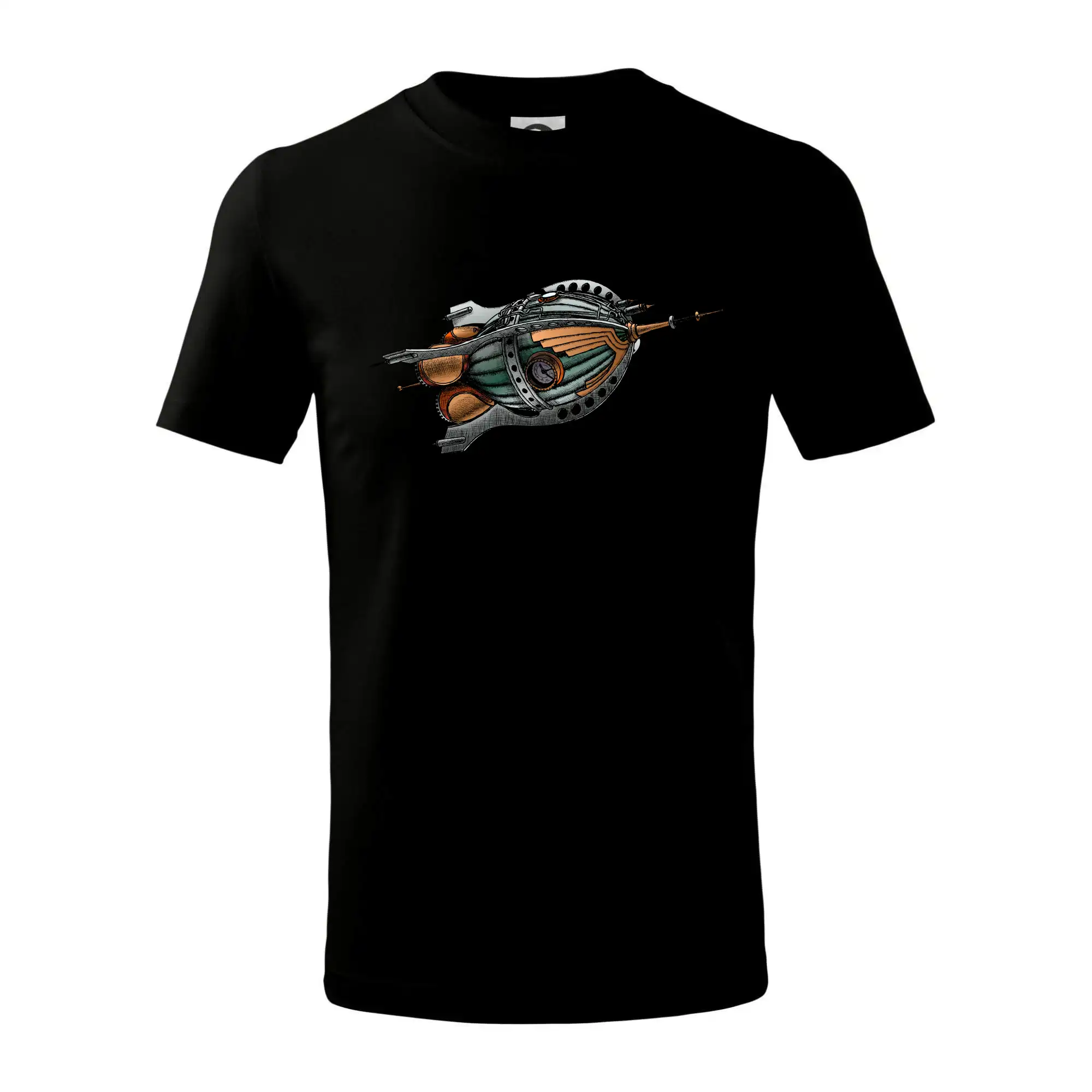 Tričká s potlačou steampunk - Steampunk raketa - Tričko detské bavlnené