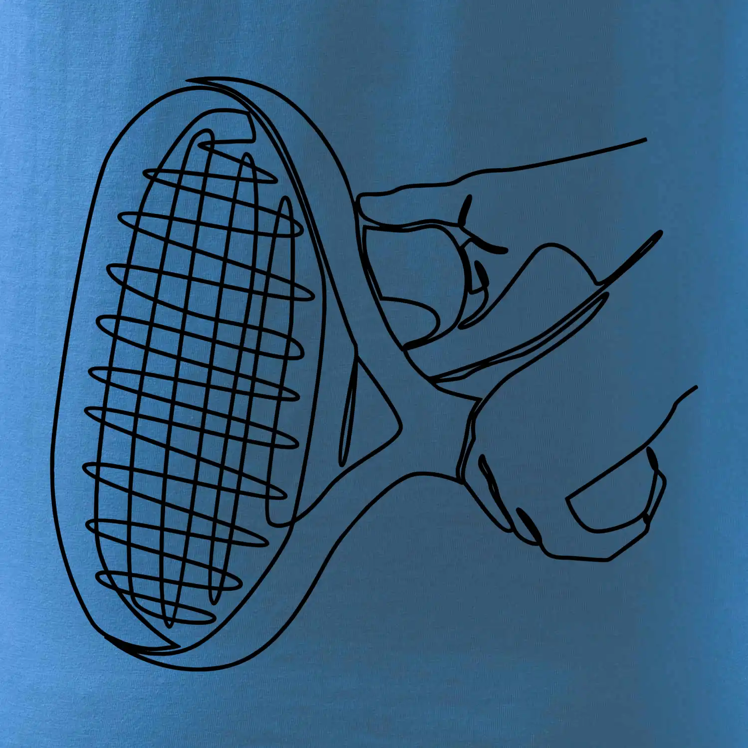 Tenisová raketa jednim tahem