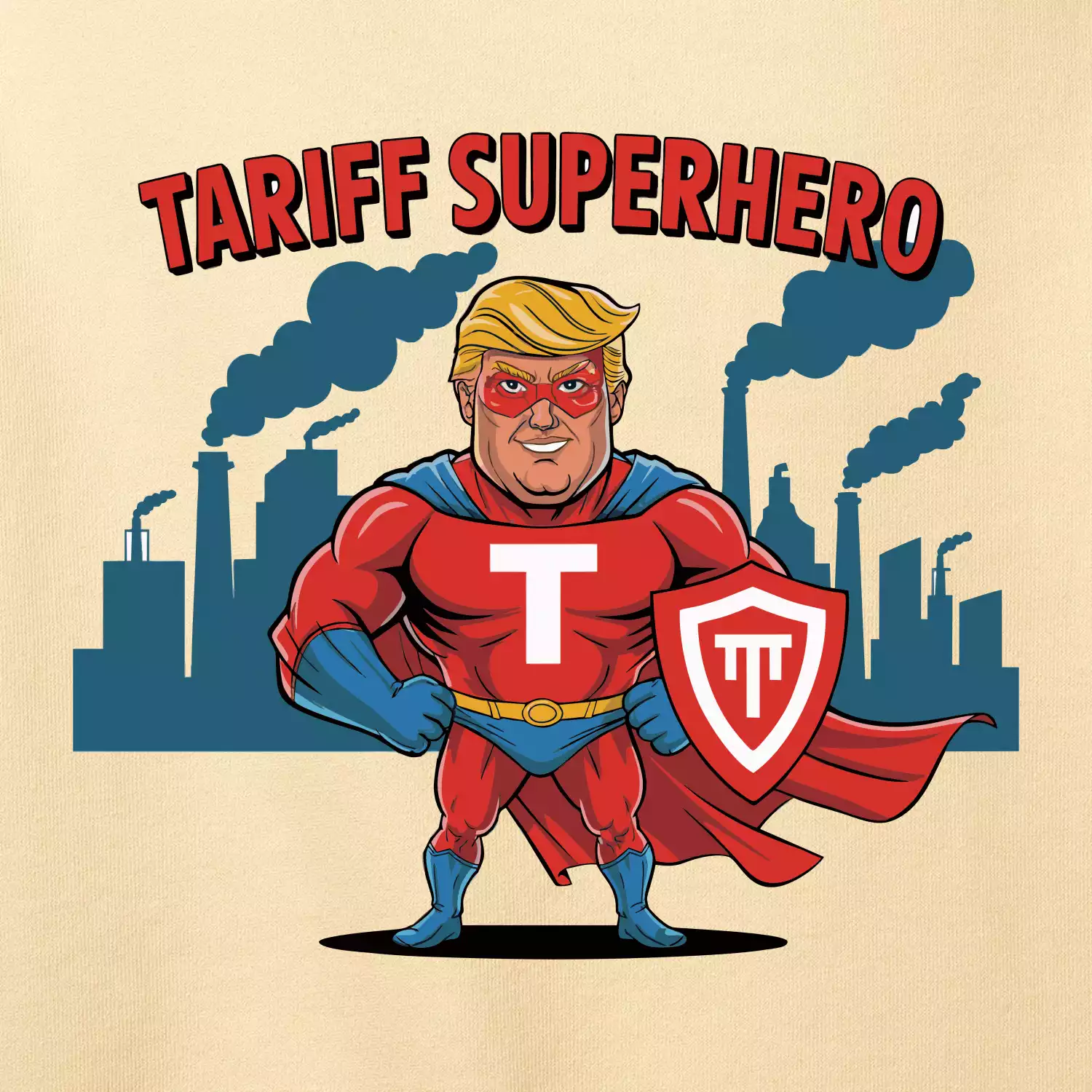 Tariff Superhero Trump