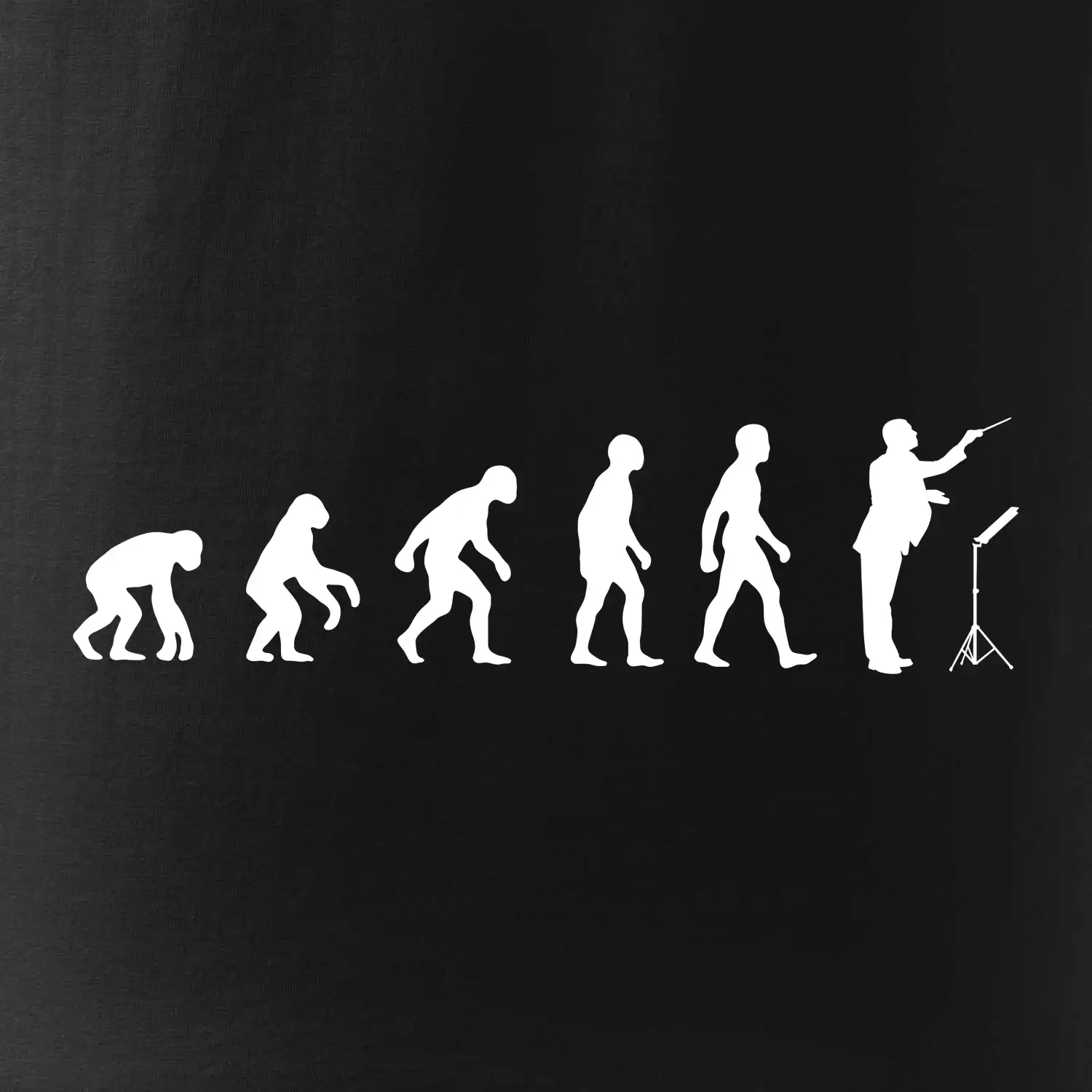 Evoluce sbormistr z boku