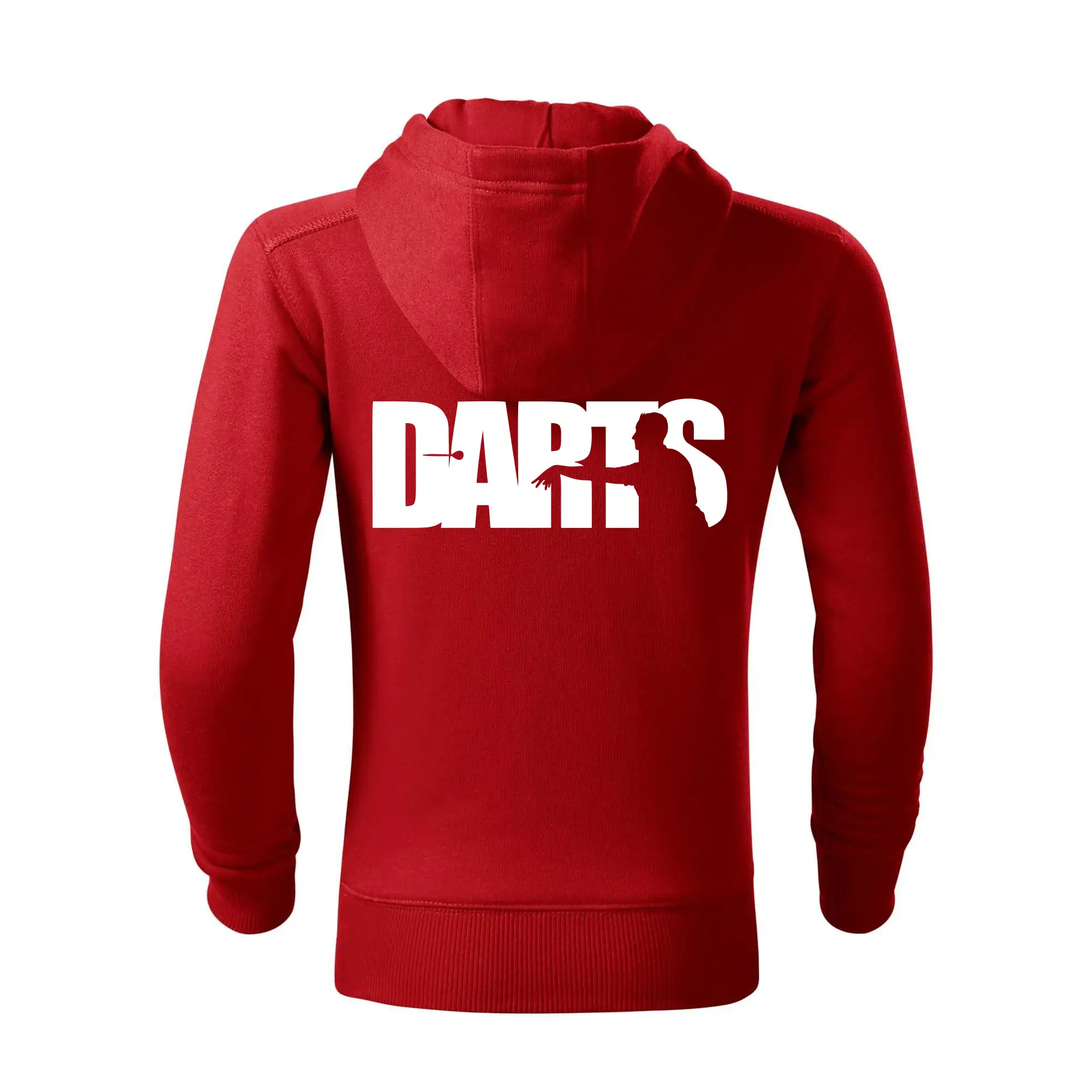 Darts - nápis se šipkařem