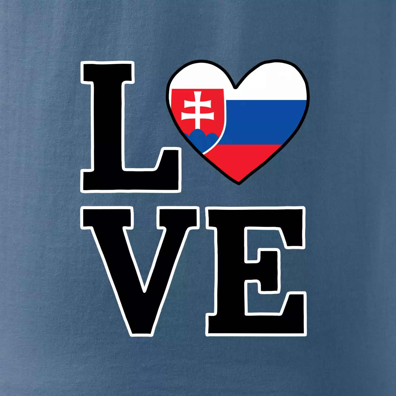 Love Slovenská vlajka