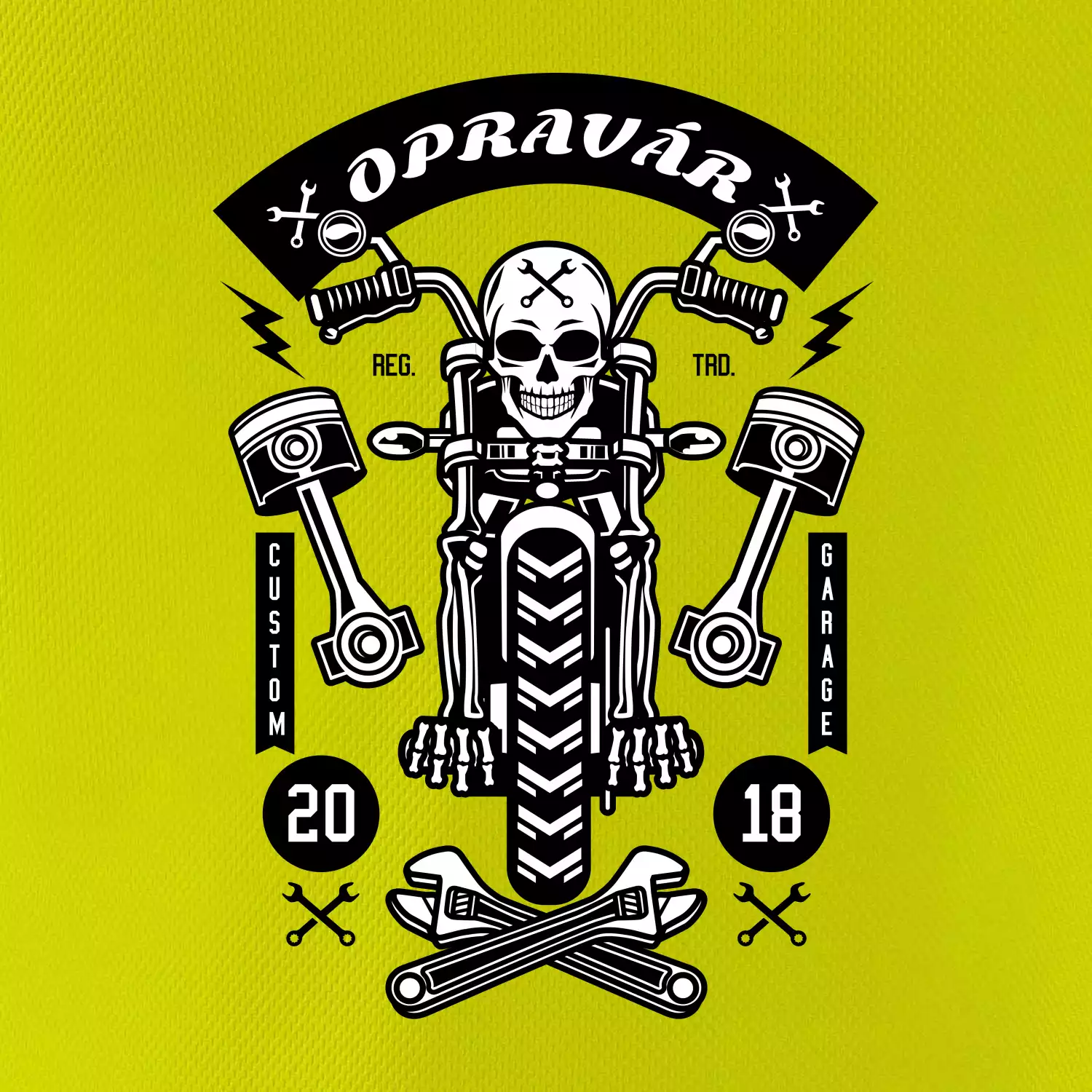 Motorkár  lebka opravár