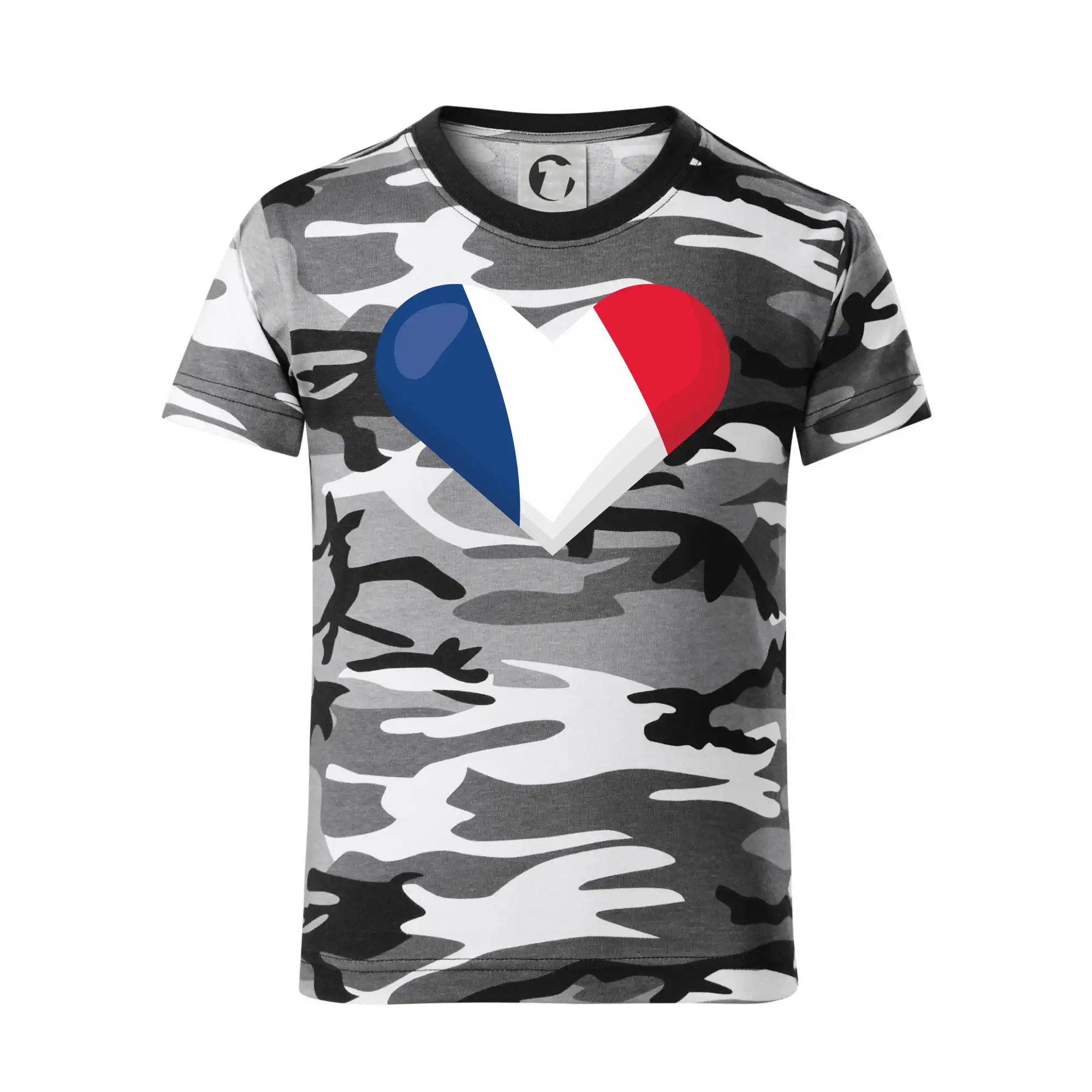 Francouzská vlajka srdce