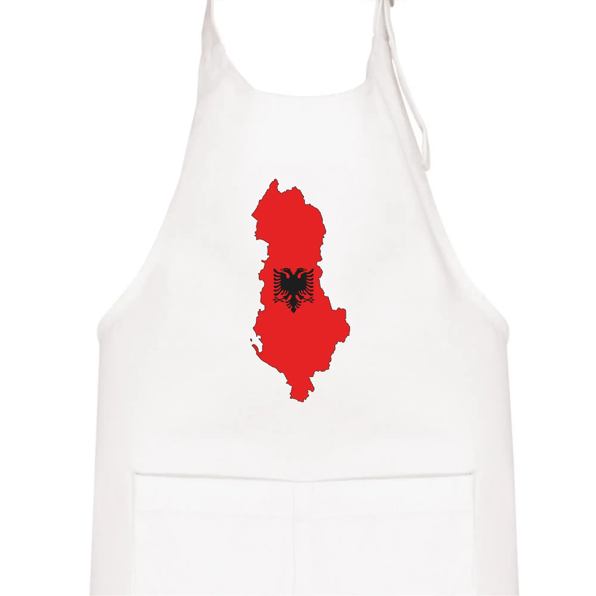 Albánie mapa a znak