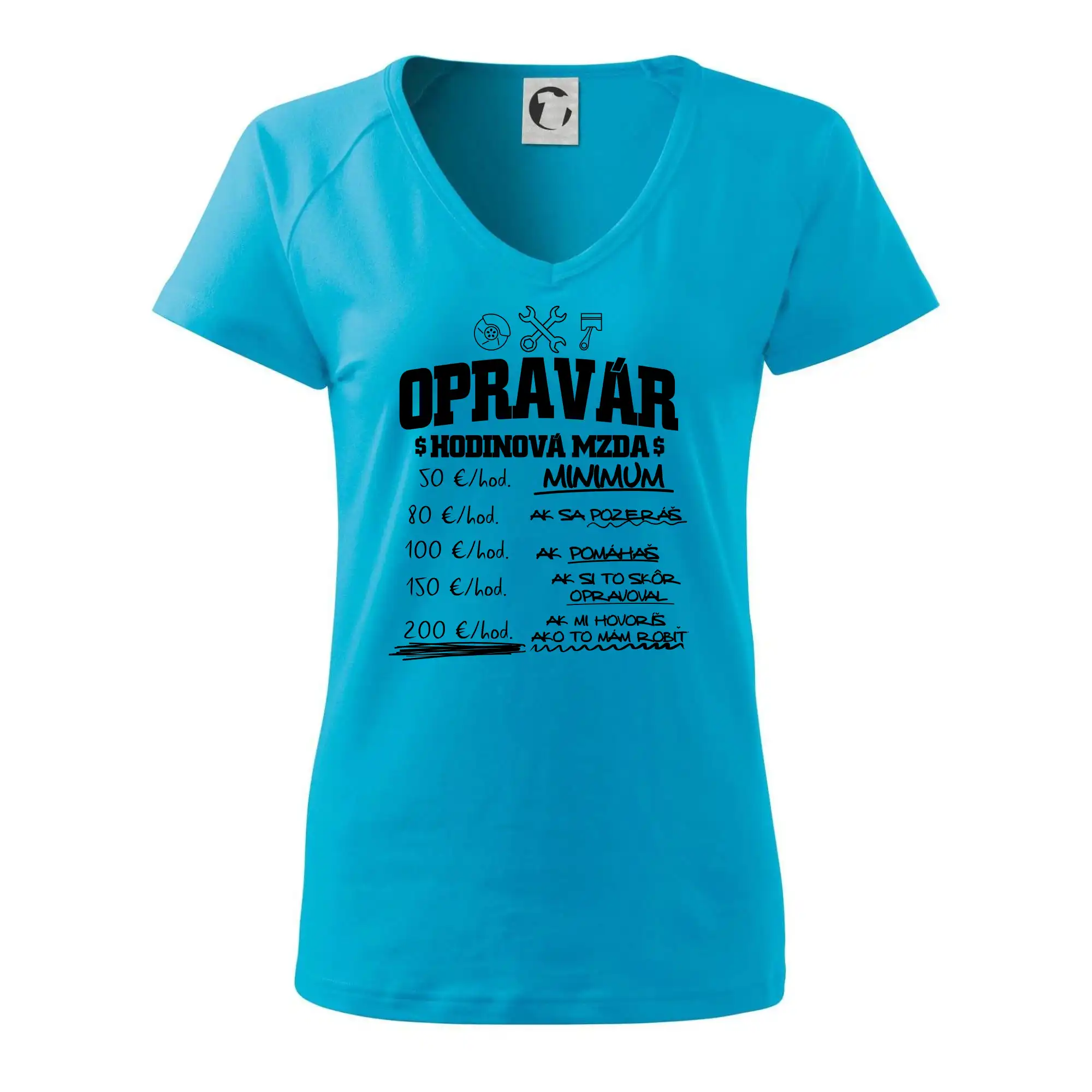 Hodinová mzda - opravár