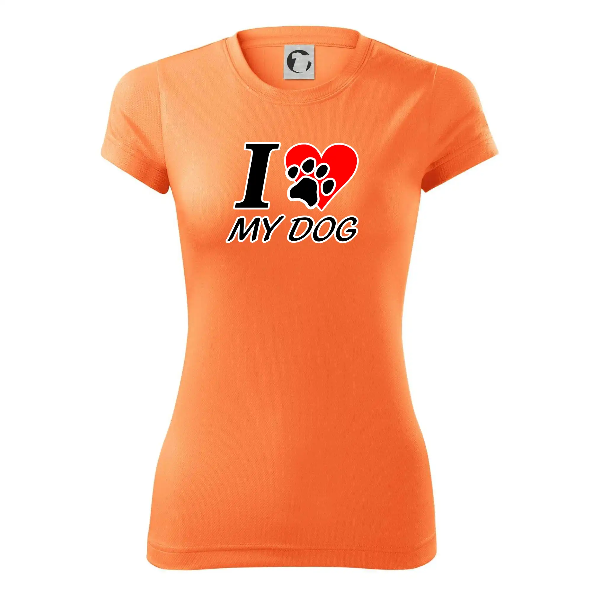 I love my dog - nápis