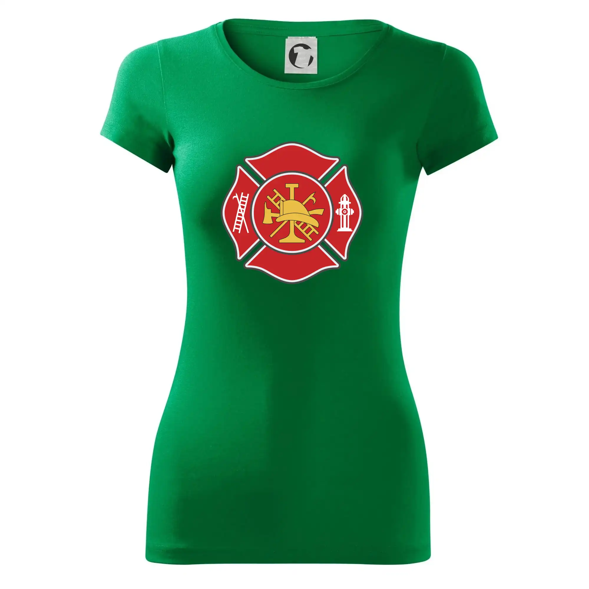 Fire department logo červené