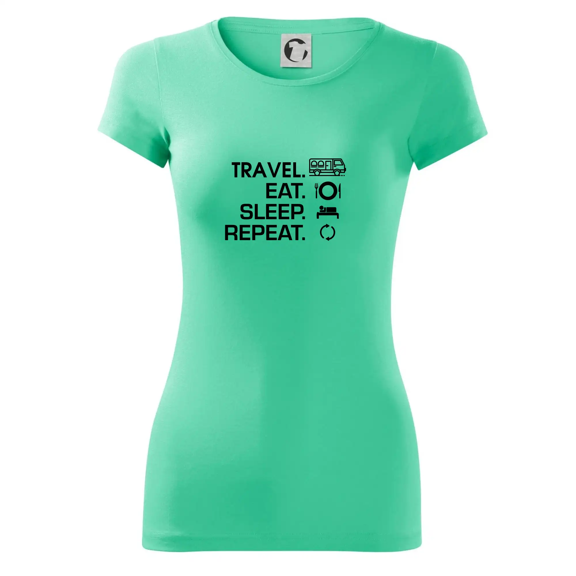 Eat sleep travel - Van