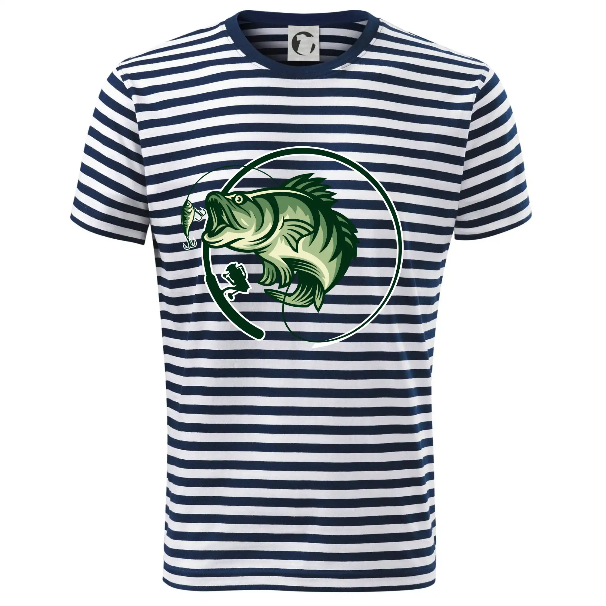 Tričká pre rybárov s potlačou - Ryba s prútom - Dětské triko na vodu