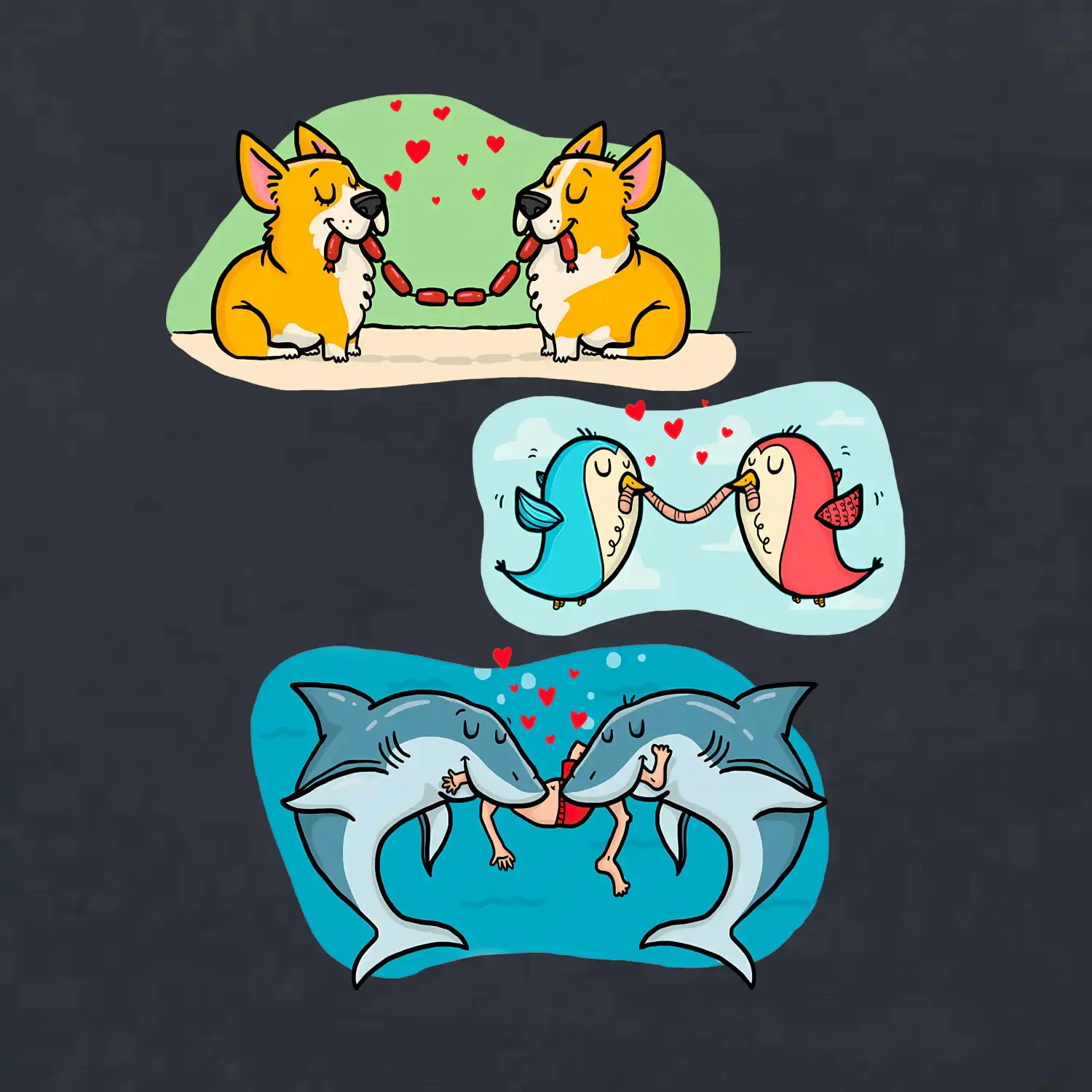 Projev lásky zvířata