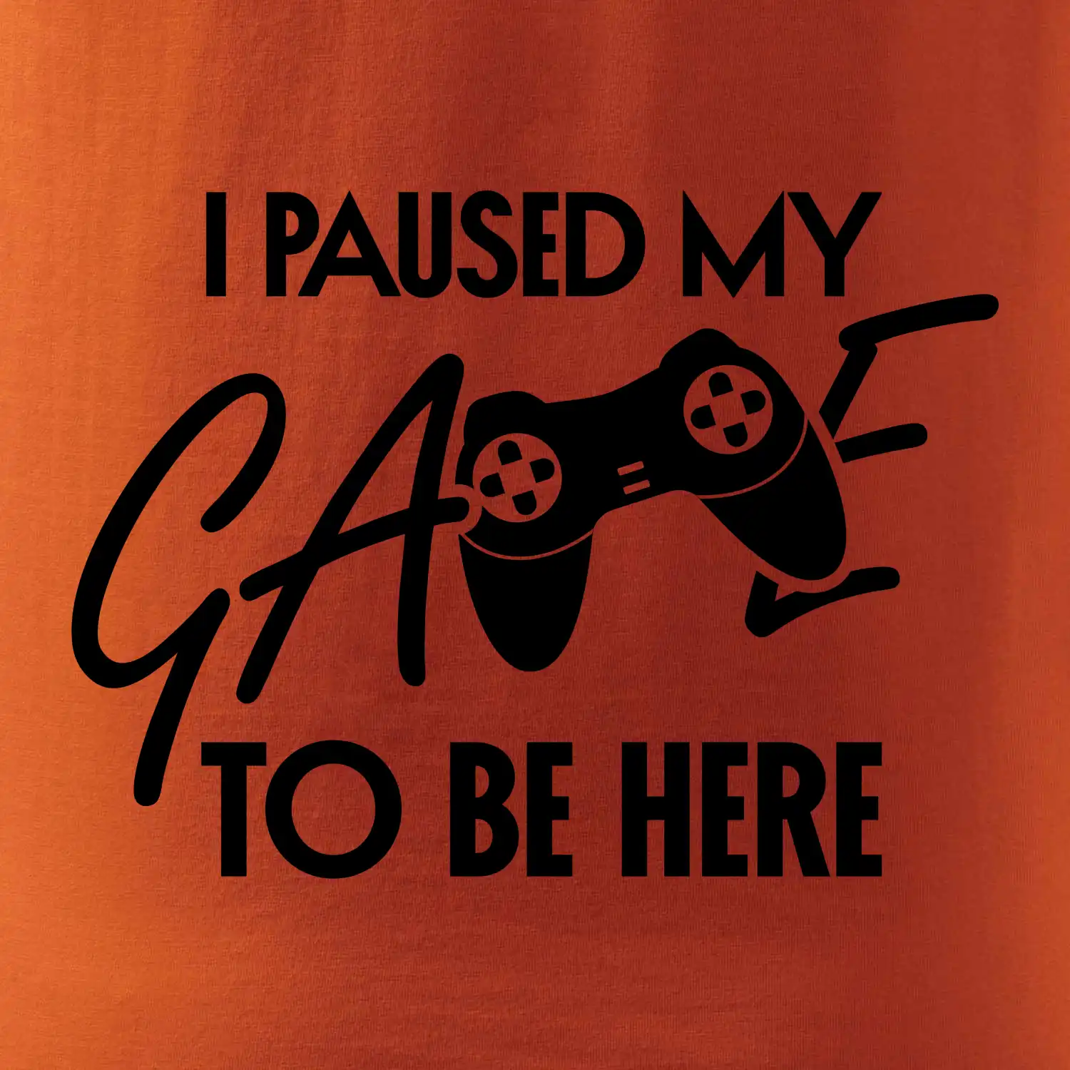 I paused my game to be here
