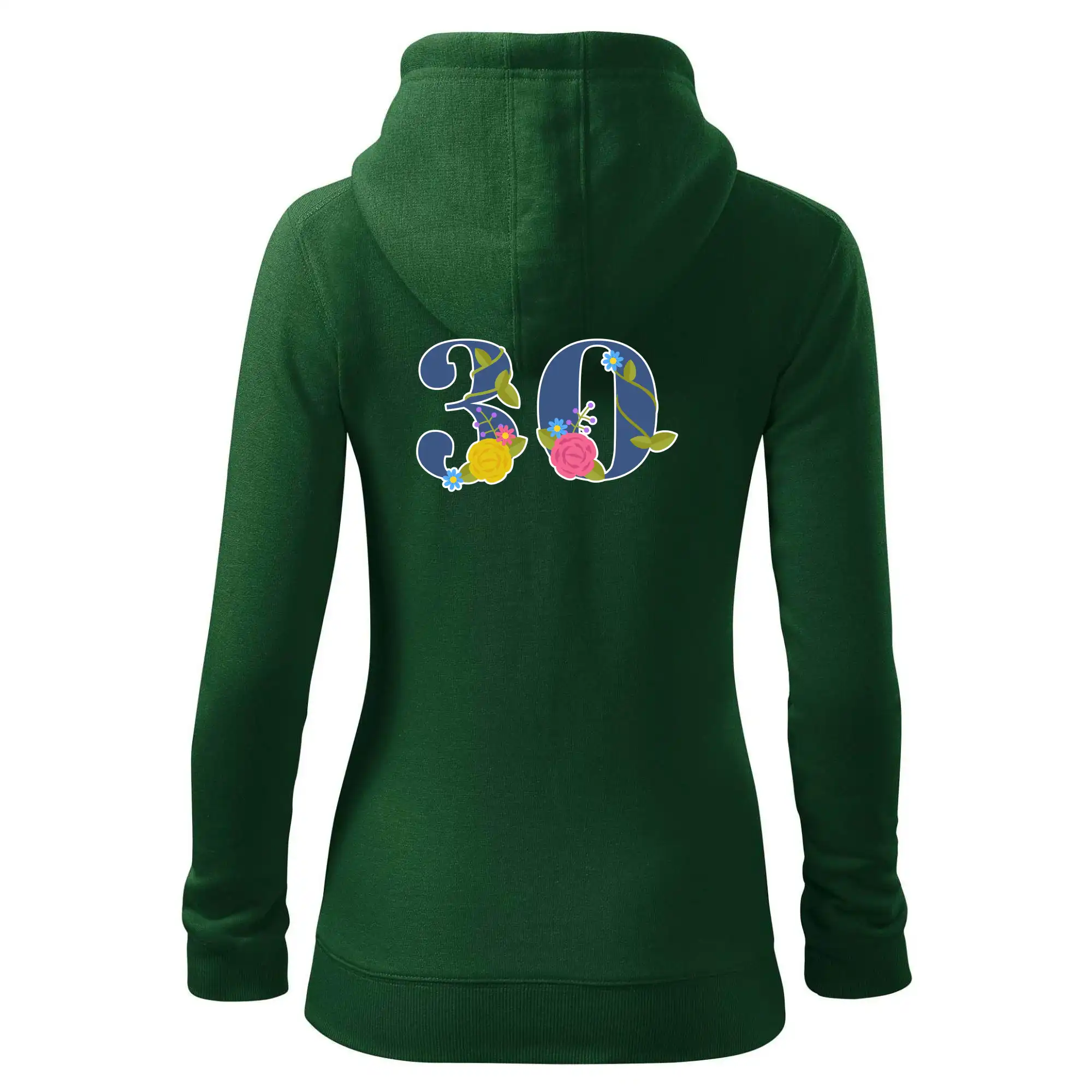 Květinové číslo kreslené - 30