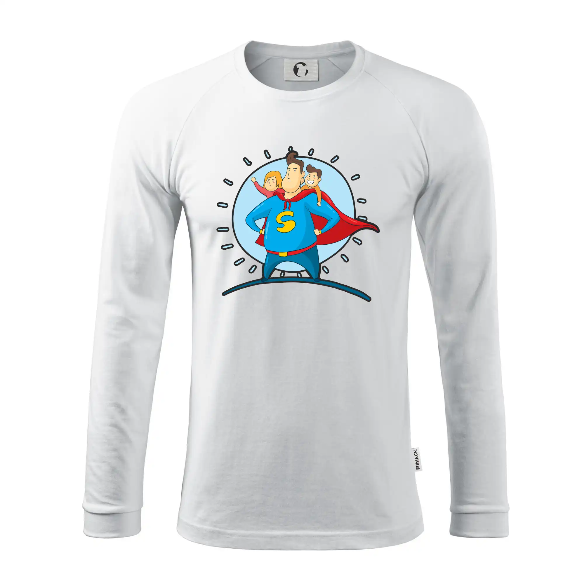 Táta superman - holka a kluk