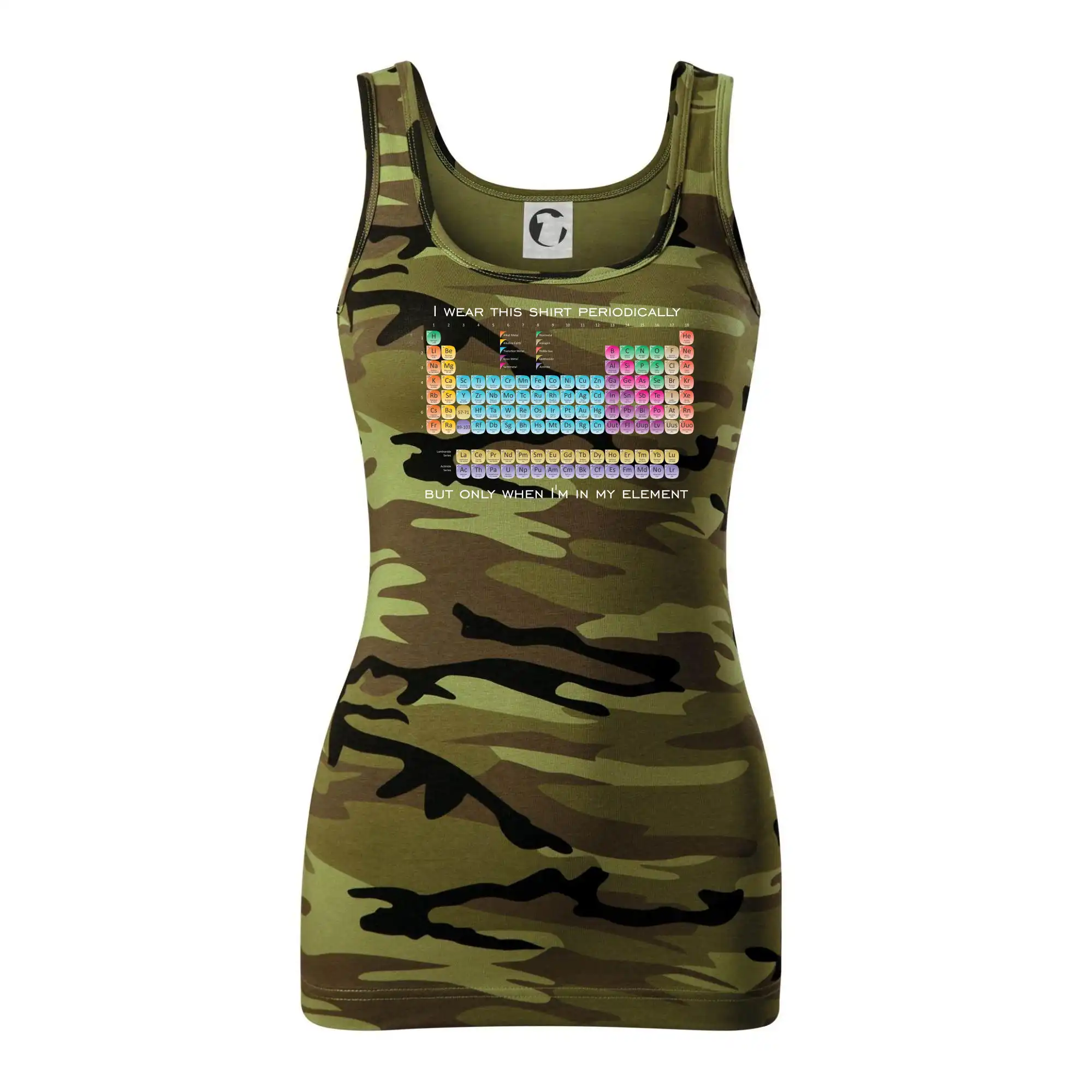 I wear this shirt periodically but only when I'm in my element