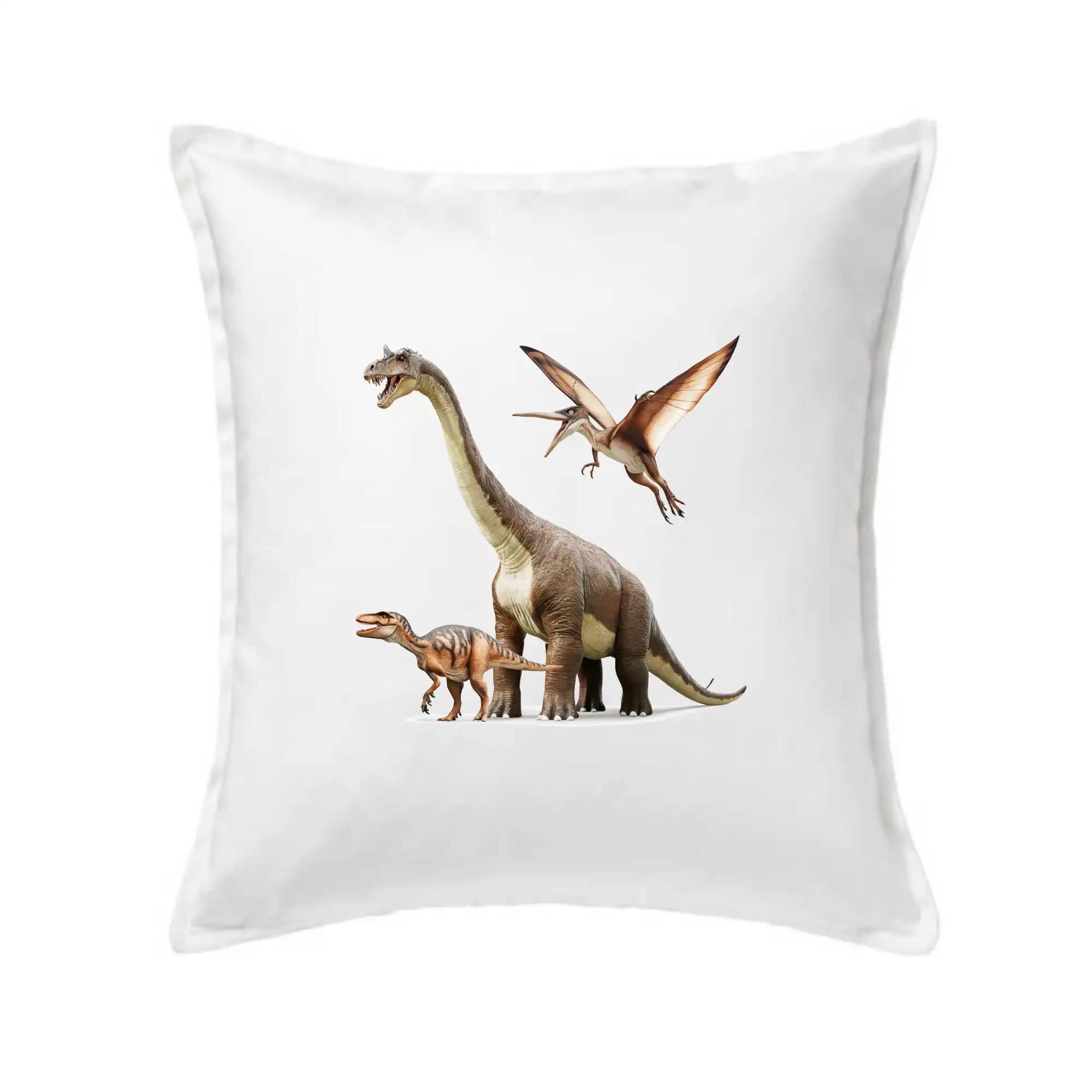 Tričká so zvieratami - Fotka s dinosaurami - Vankúš 50x50