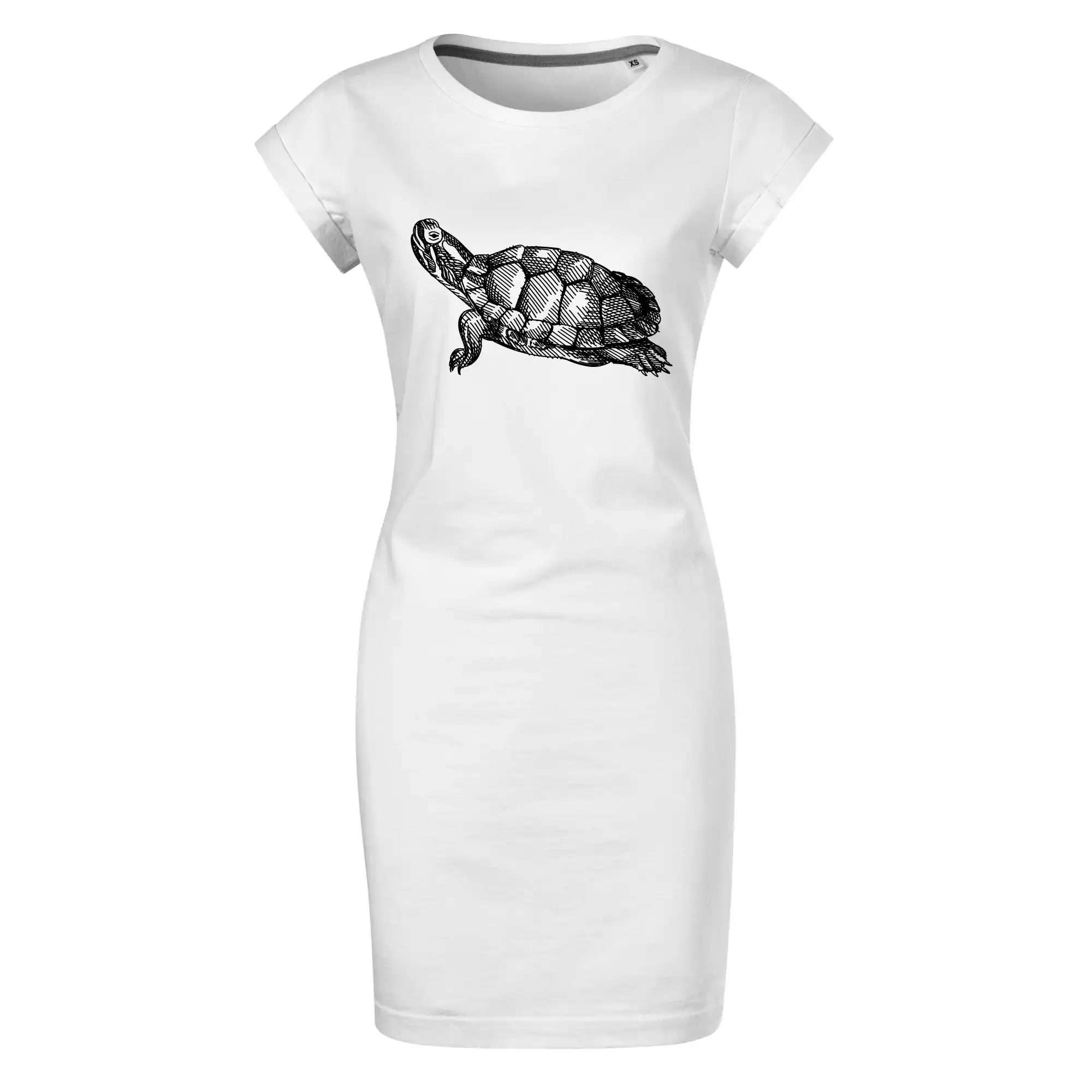 Tužkou kreslená želva