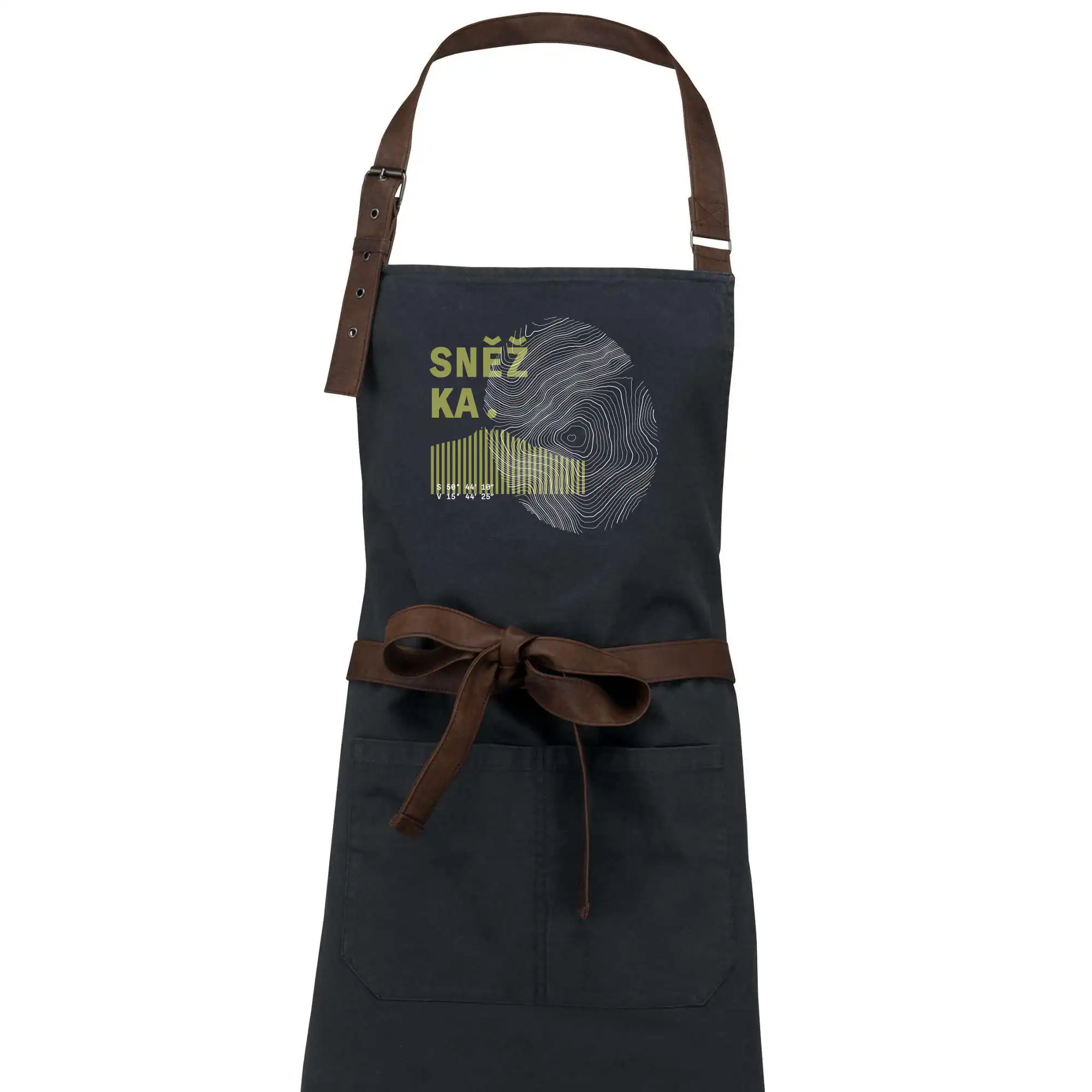 Sněžka - vrstevnice otisk