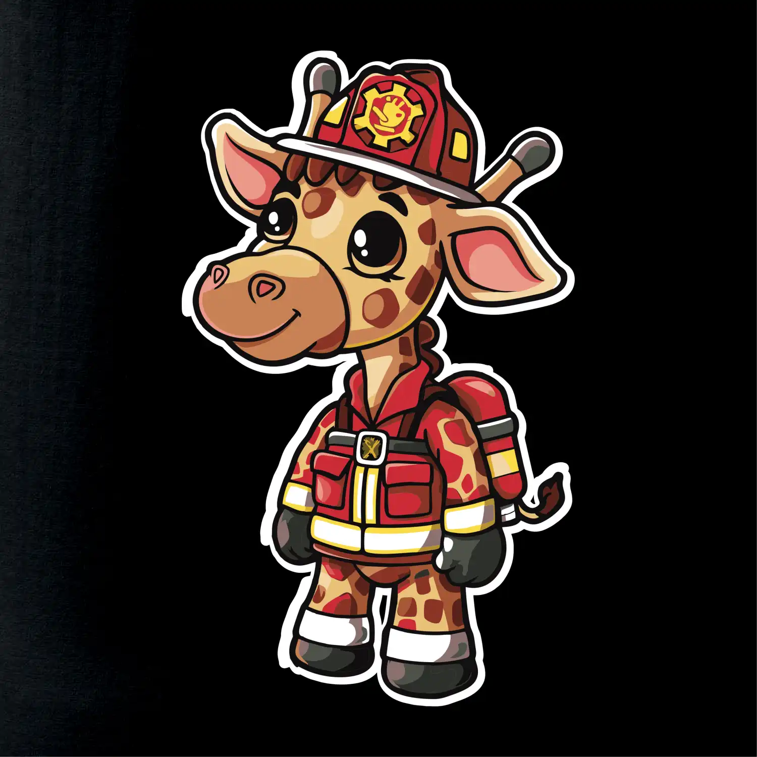 Malý hasič - žirafa