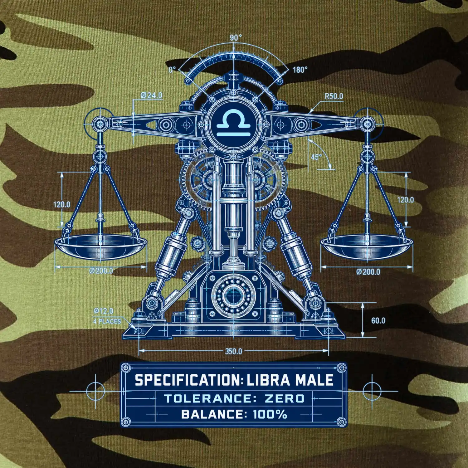 Váhy Engineering of Libra technický motiv