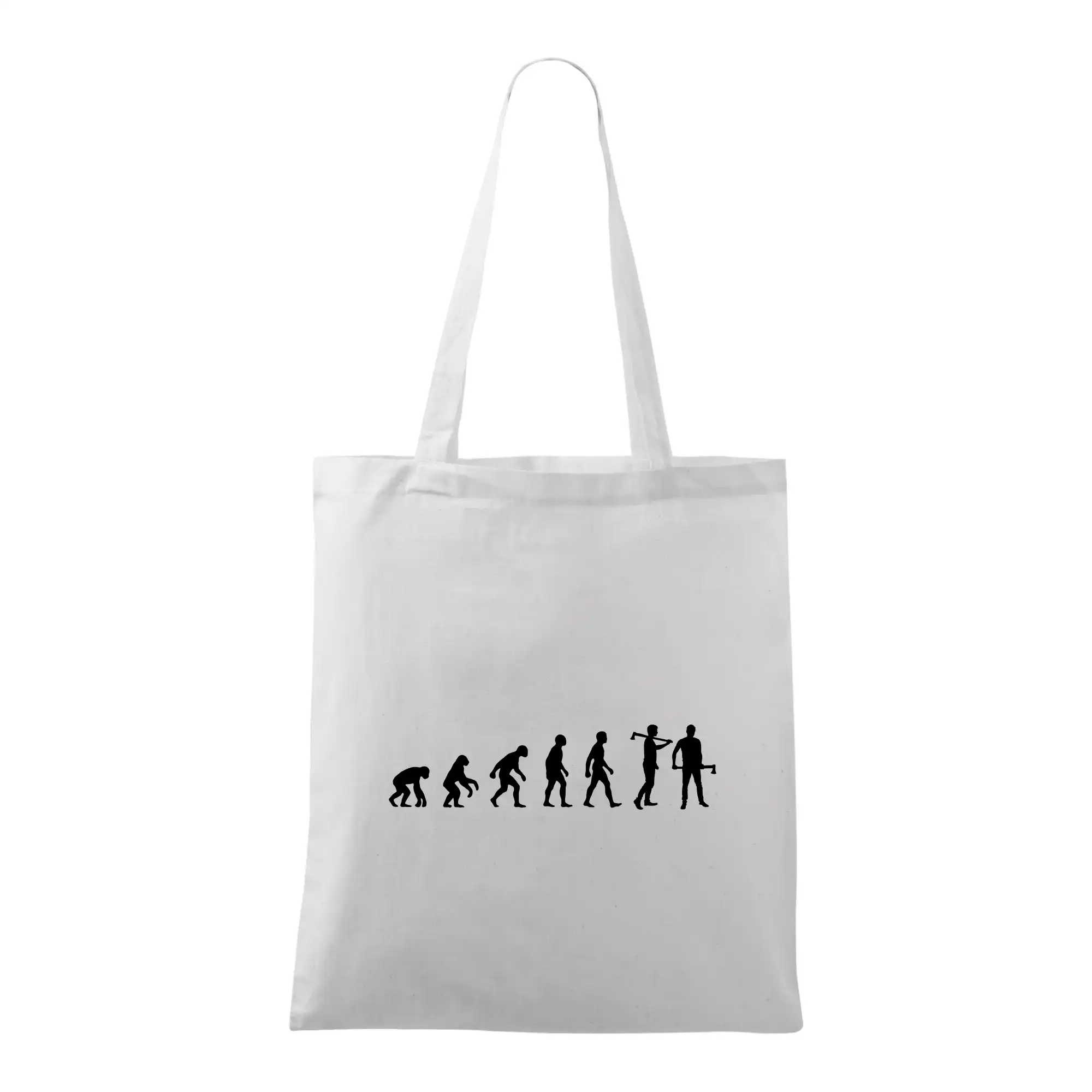 Evoluce dřevorubec - sekera