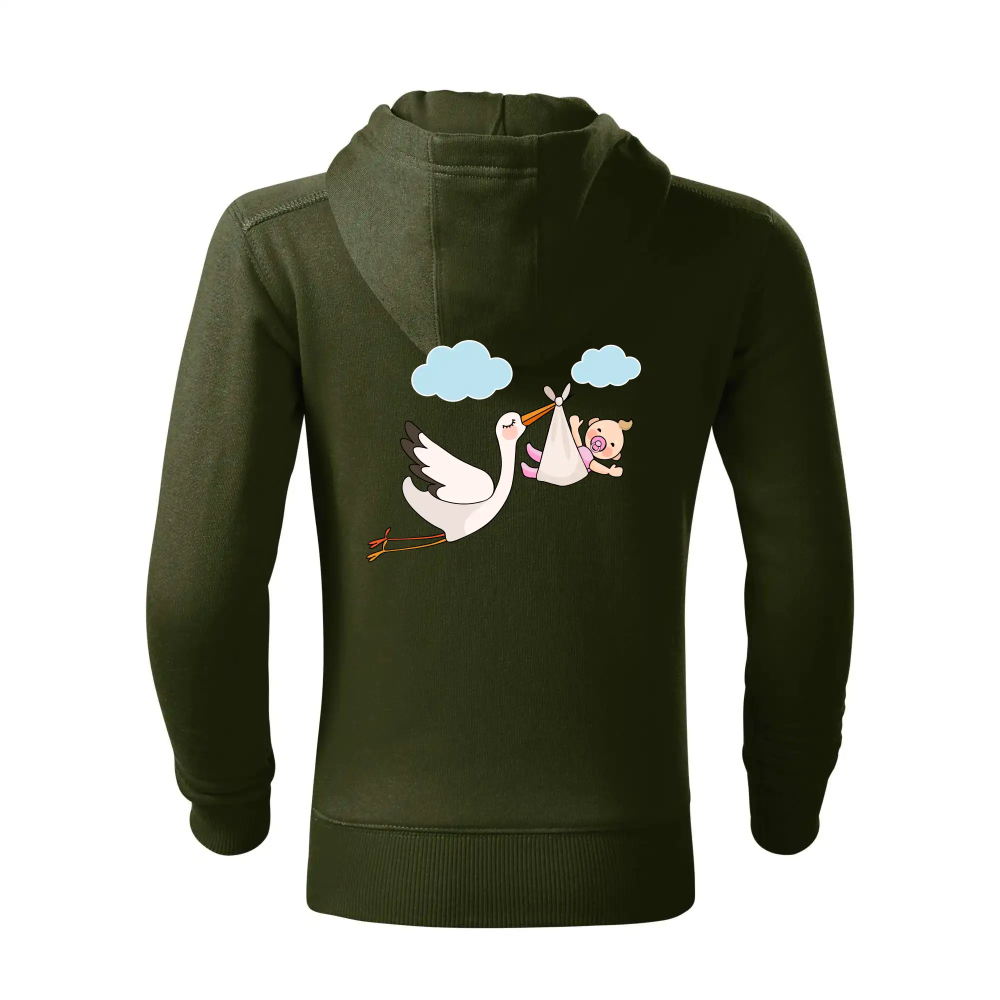 Čáp čekáme miminko - holka