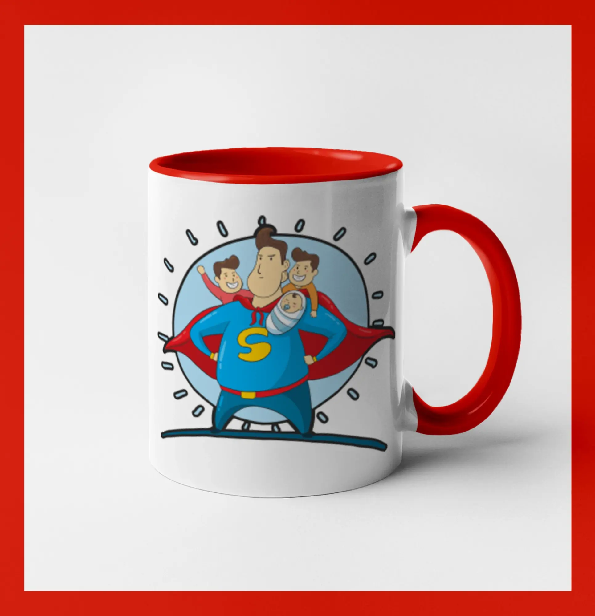 Táta superman - kluk, kluk a dítě