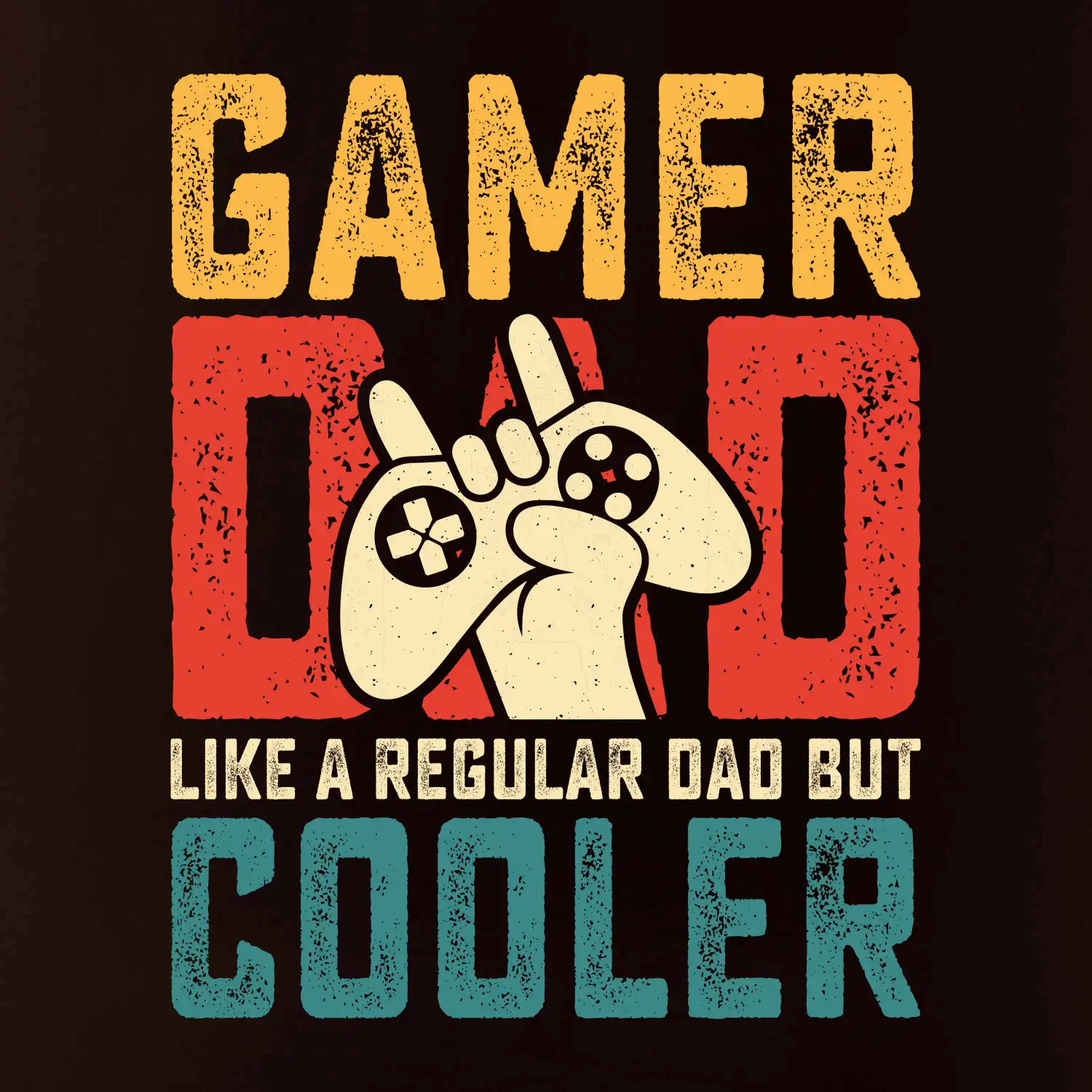 Gamer dad like a regular dad but cooler