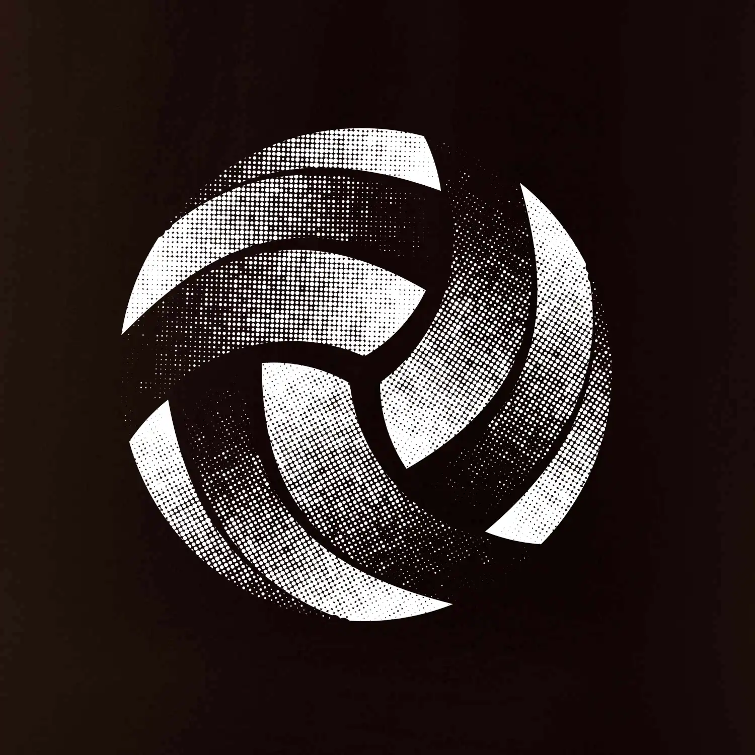 Volejbalový míč tiskový design