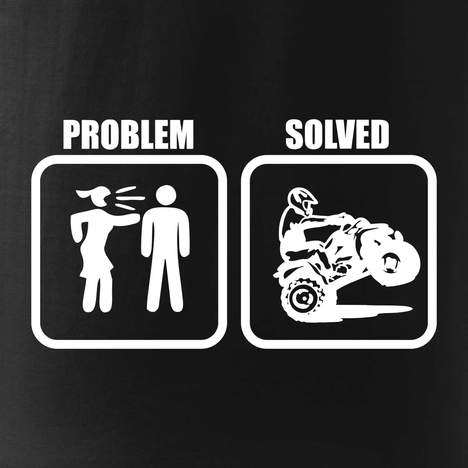 Problem quad / čtyřkolka